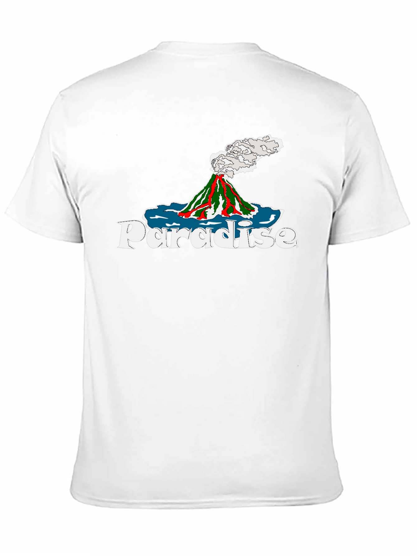 Black Paradise Volcano Graphic Tee - Island Style view 11
