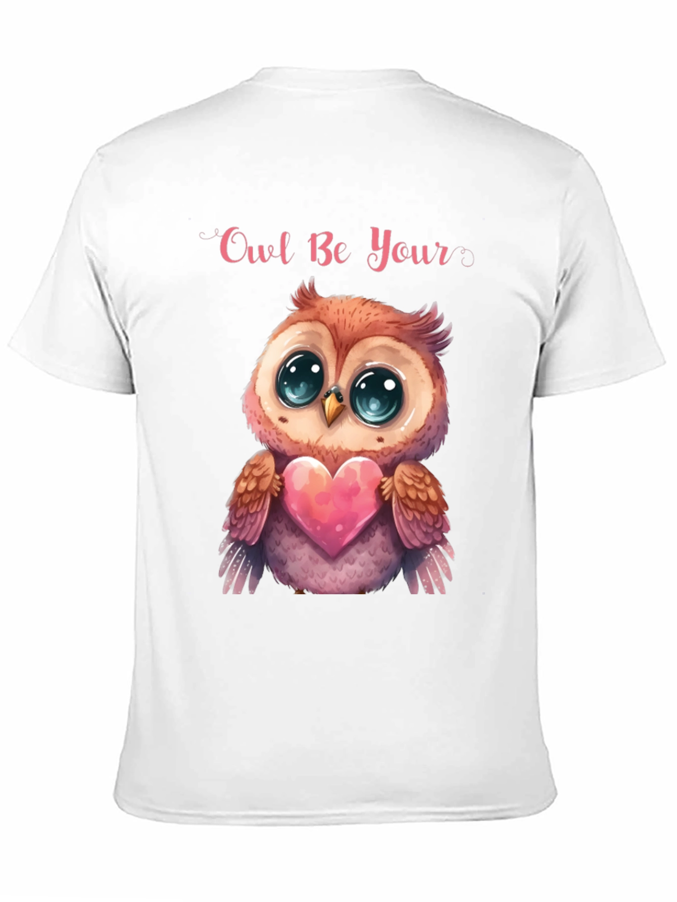 Black Owl Be Your Valentine Black T-Shirt view 11
