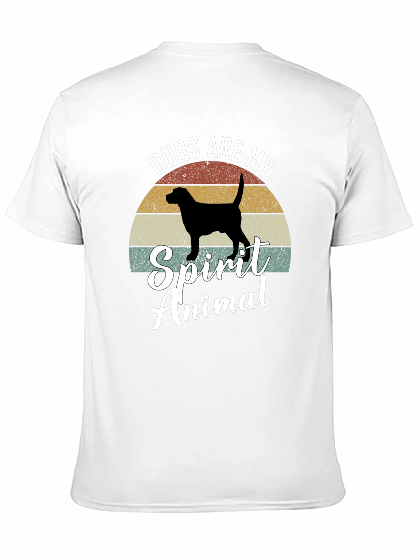Black Dogs Are My Spirit Animal Graphic Tee view 11