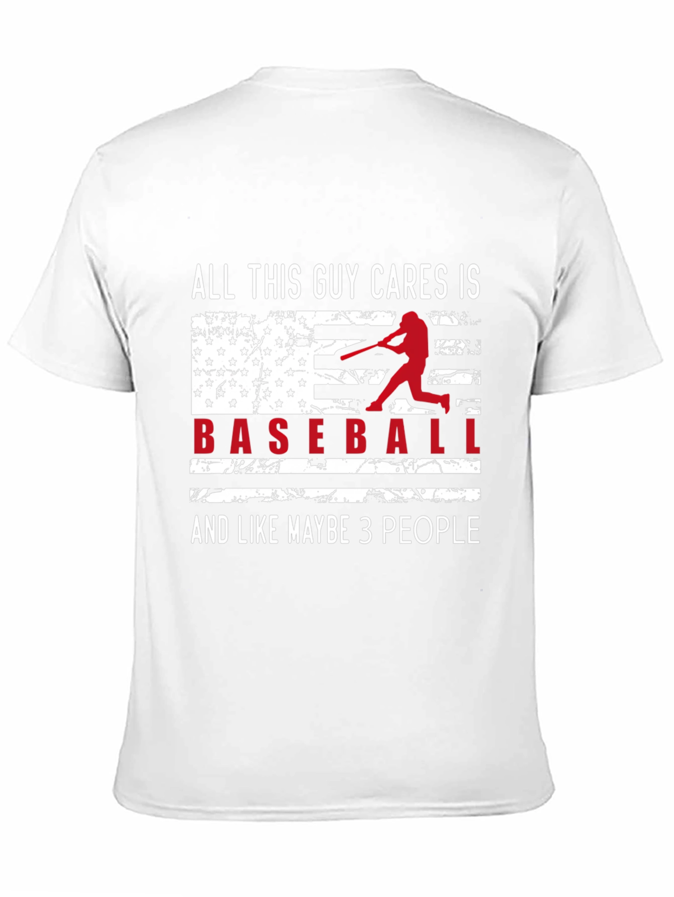 Black Baseball Fan T-Shirt view 11