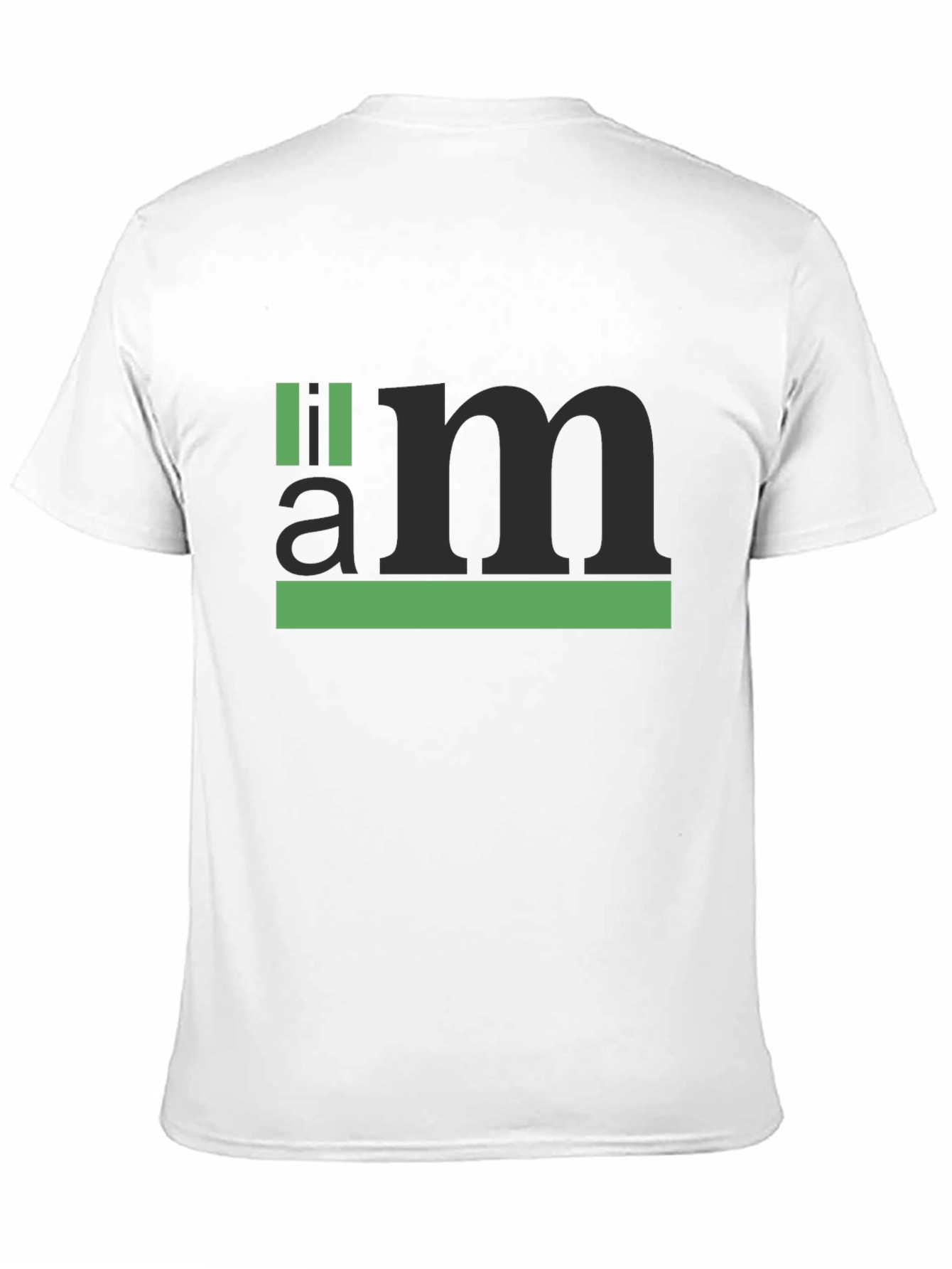 Black Minimalist Graphic Tee - 'I am' Statement Shirt view 11