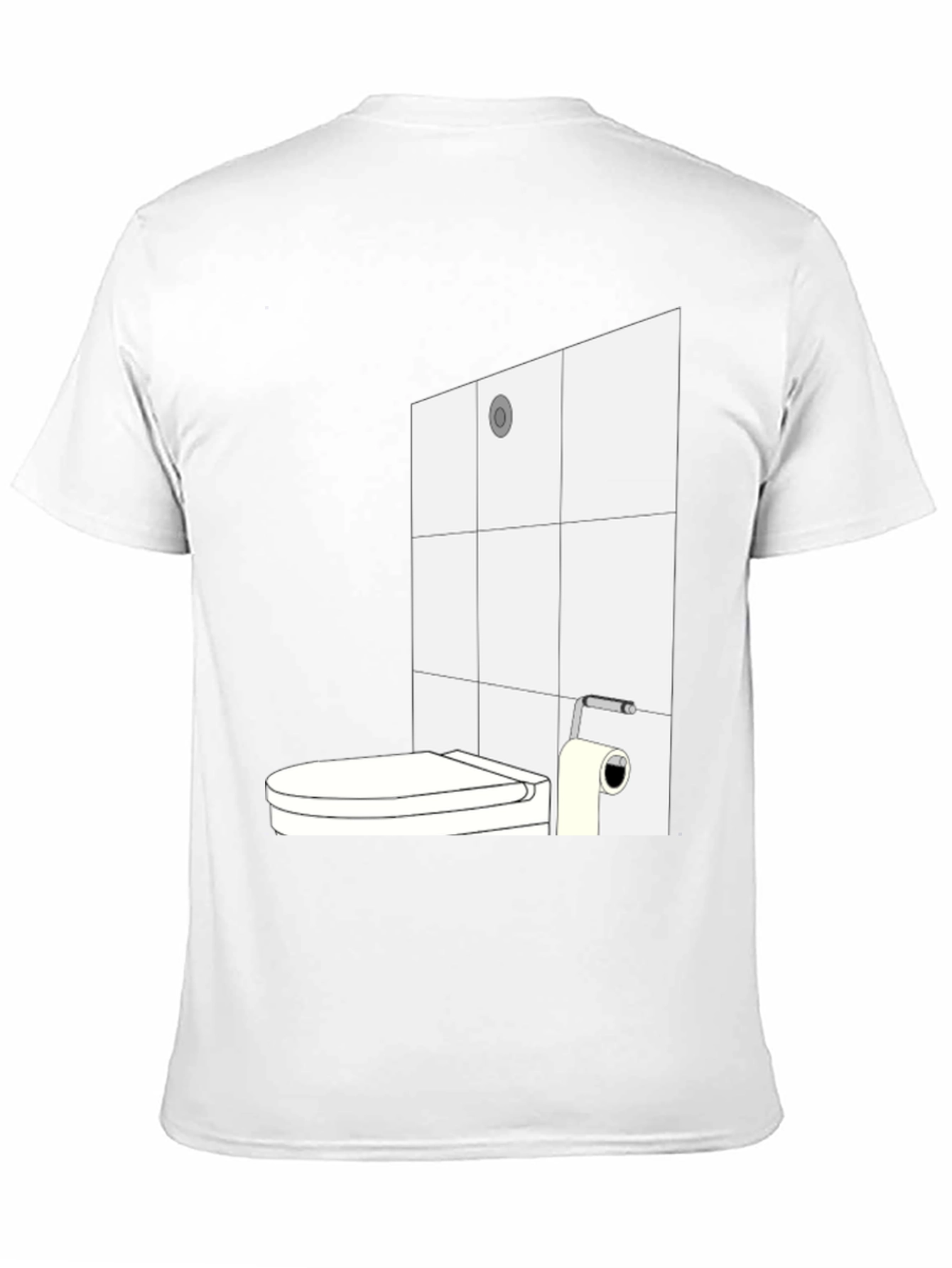 Black Toilet Humor T-Shirt - Black Graphic Tee view 11
