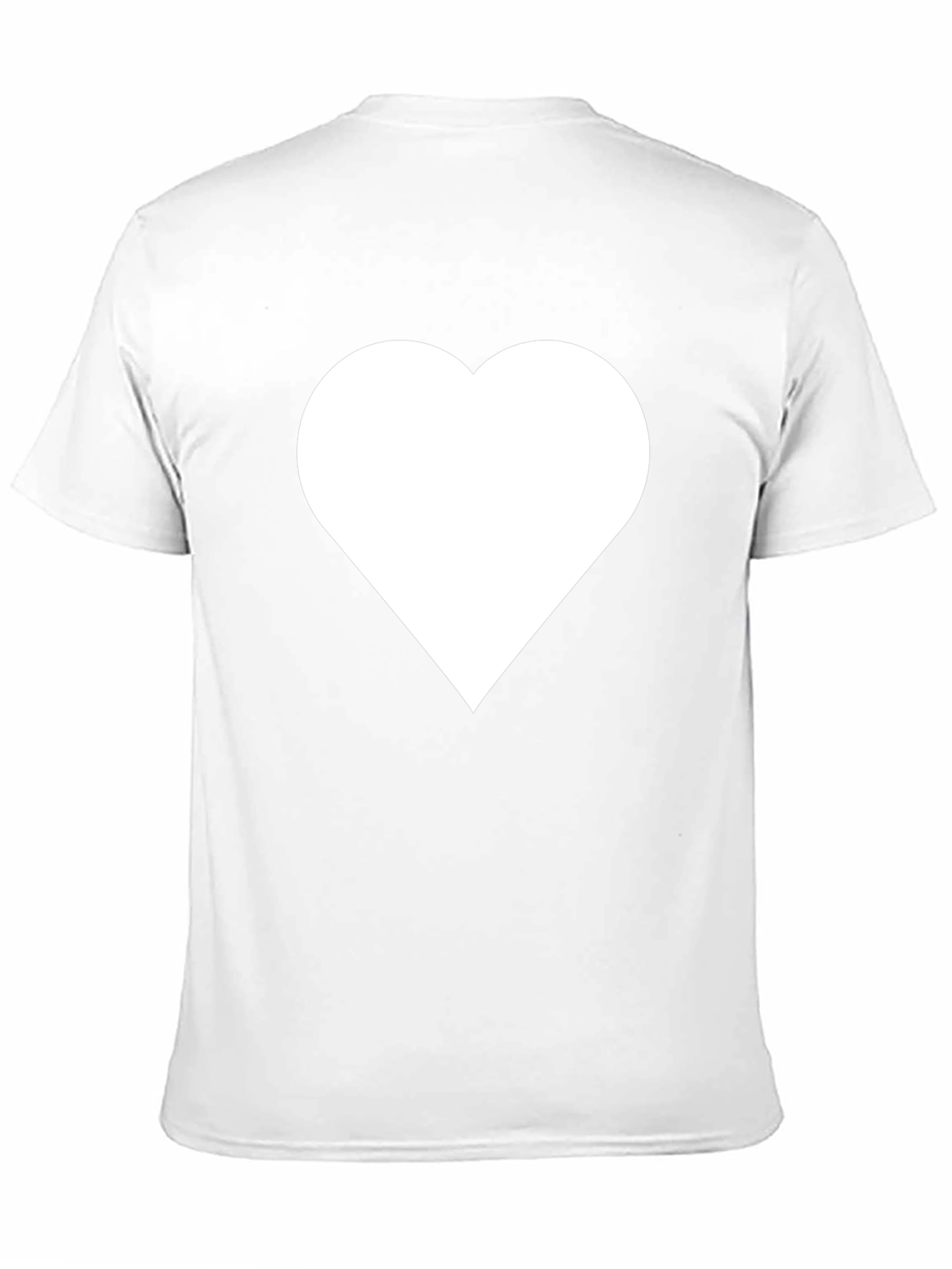 Black Heart Graphic T-Shirt - Black Casual Tee view 11