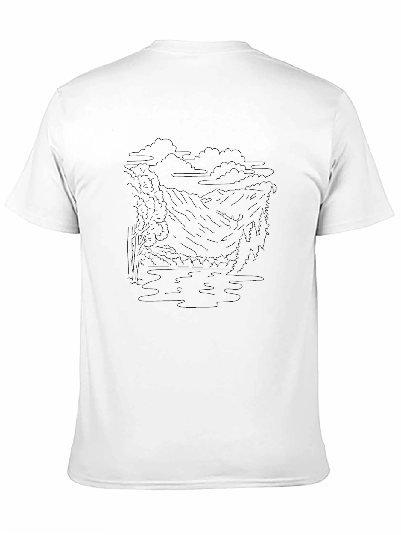 Black Men's Solid Black Crew Neck T-Shirt view 11