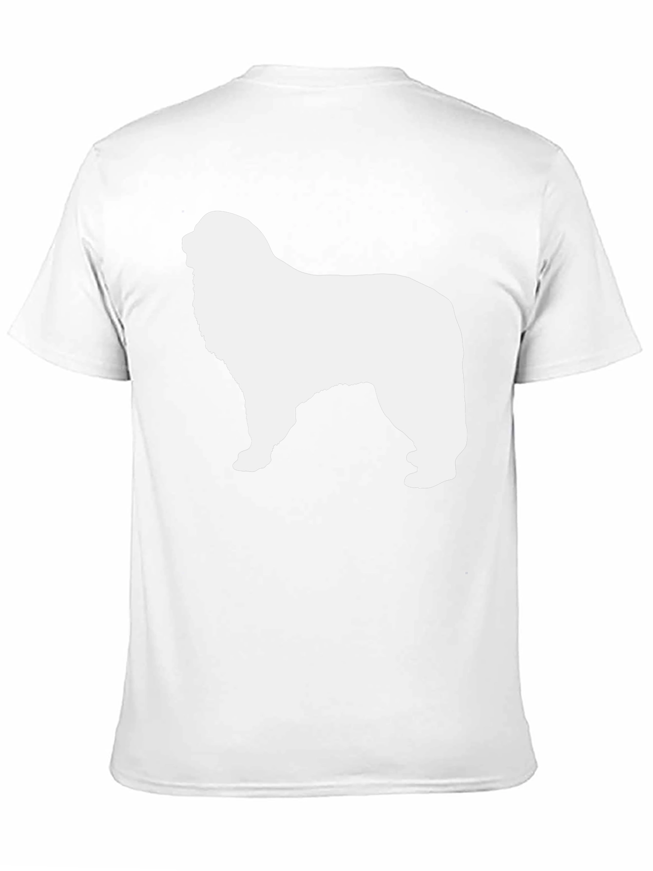 Black Dog Silhouette Black T-Shirt view 11