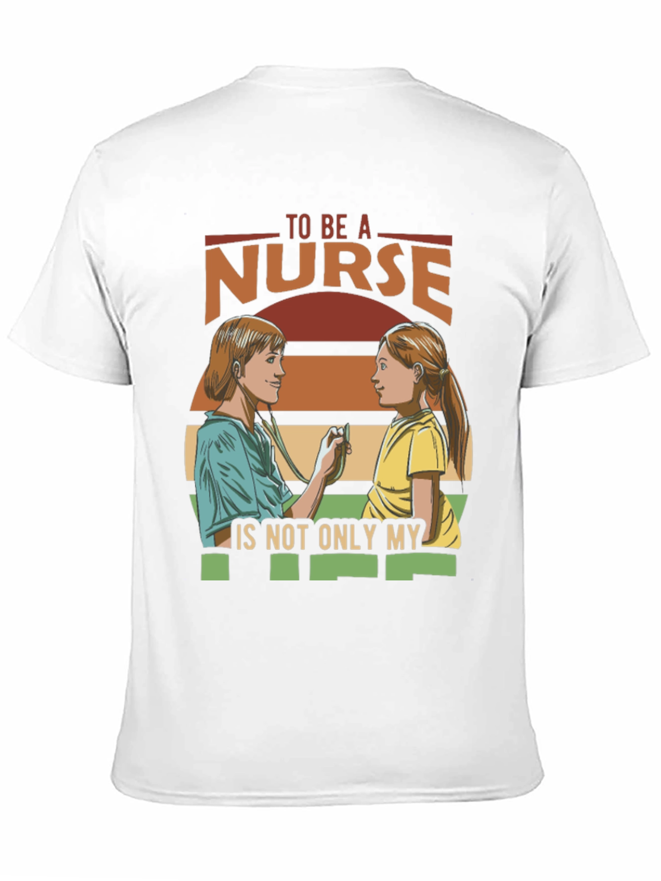 Black Nurse T-Shirt - To Be A Nurse My Vocation Tee view 11