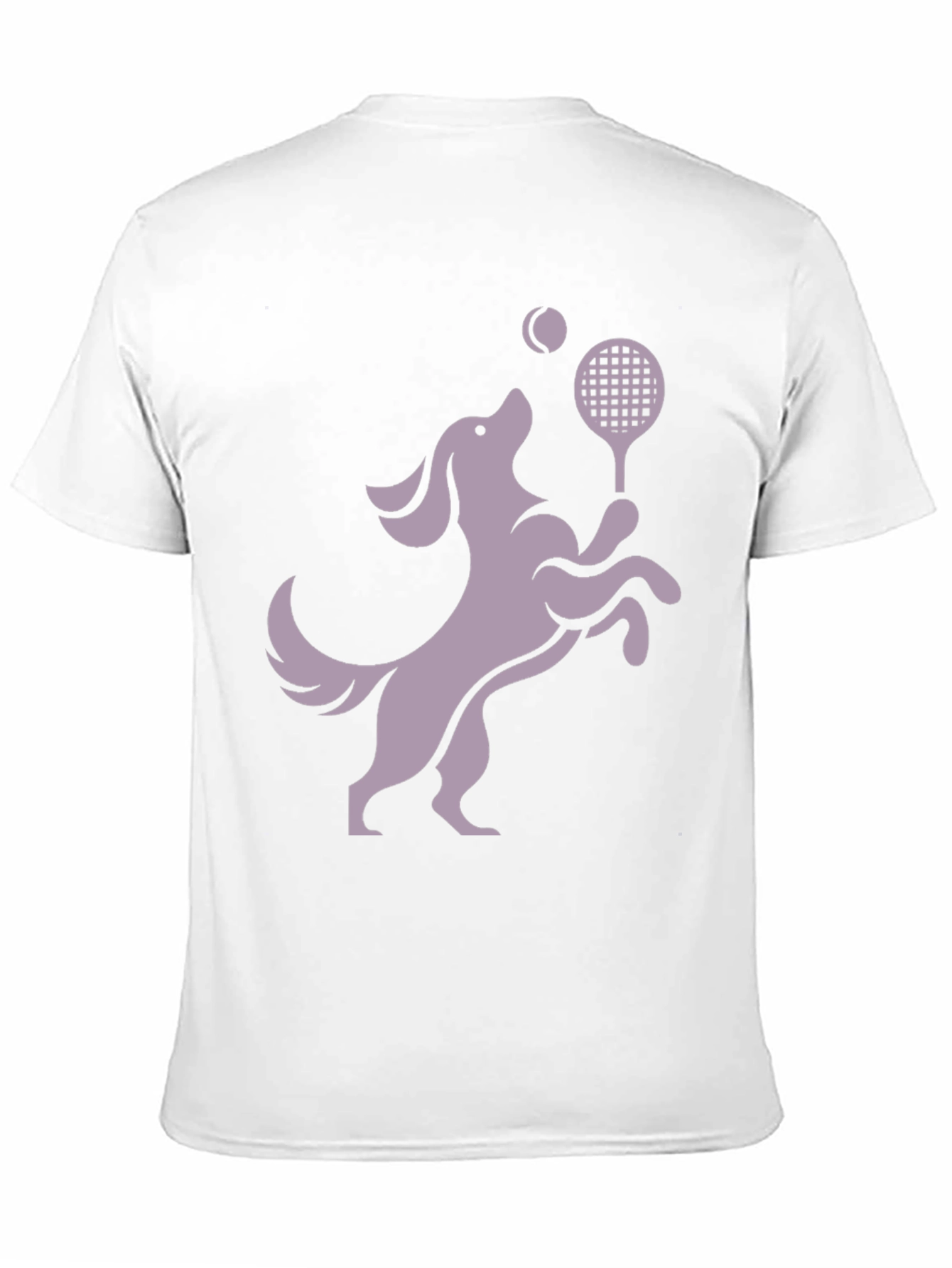 Black Dog Playing Tennis Black Graphic Tee view 11
