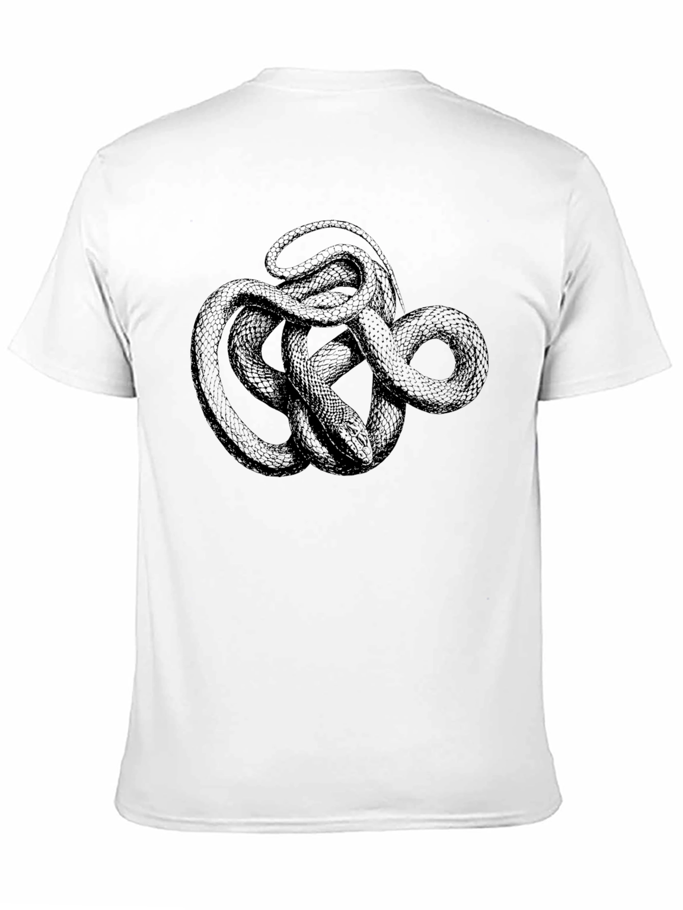 Black Black Snake Graphic Tee - Unisex view 11