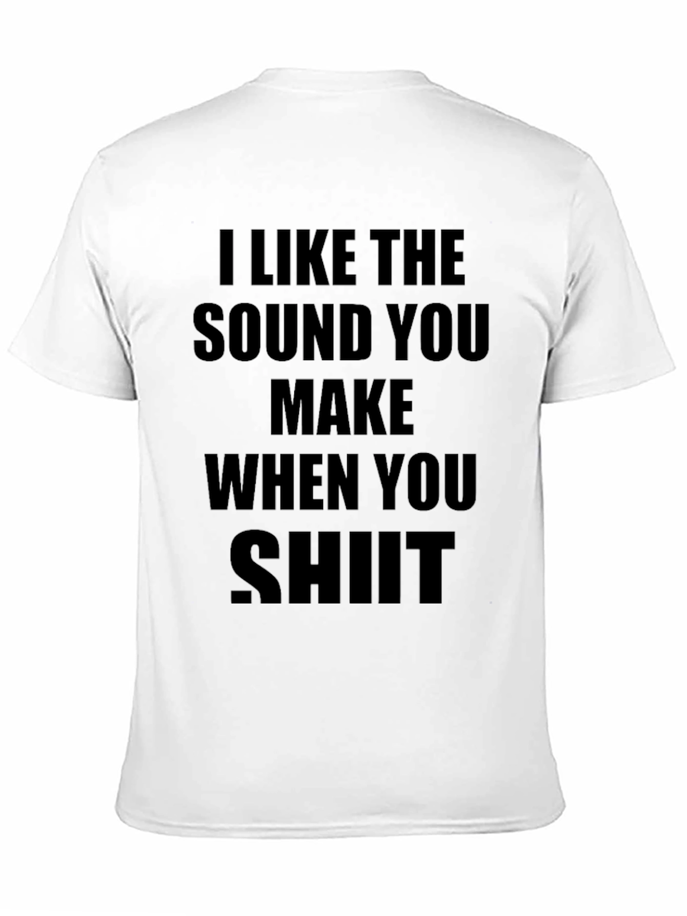 Black Funny Graphic Tee - I Like the Sound You Make view 11