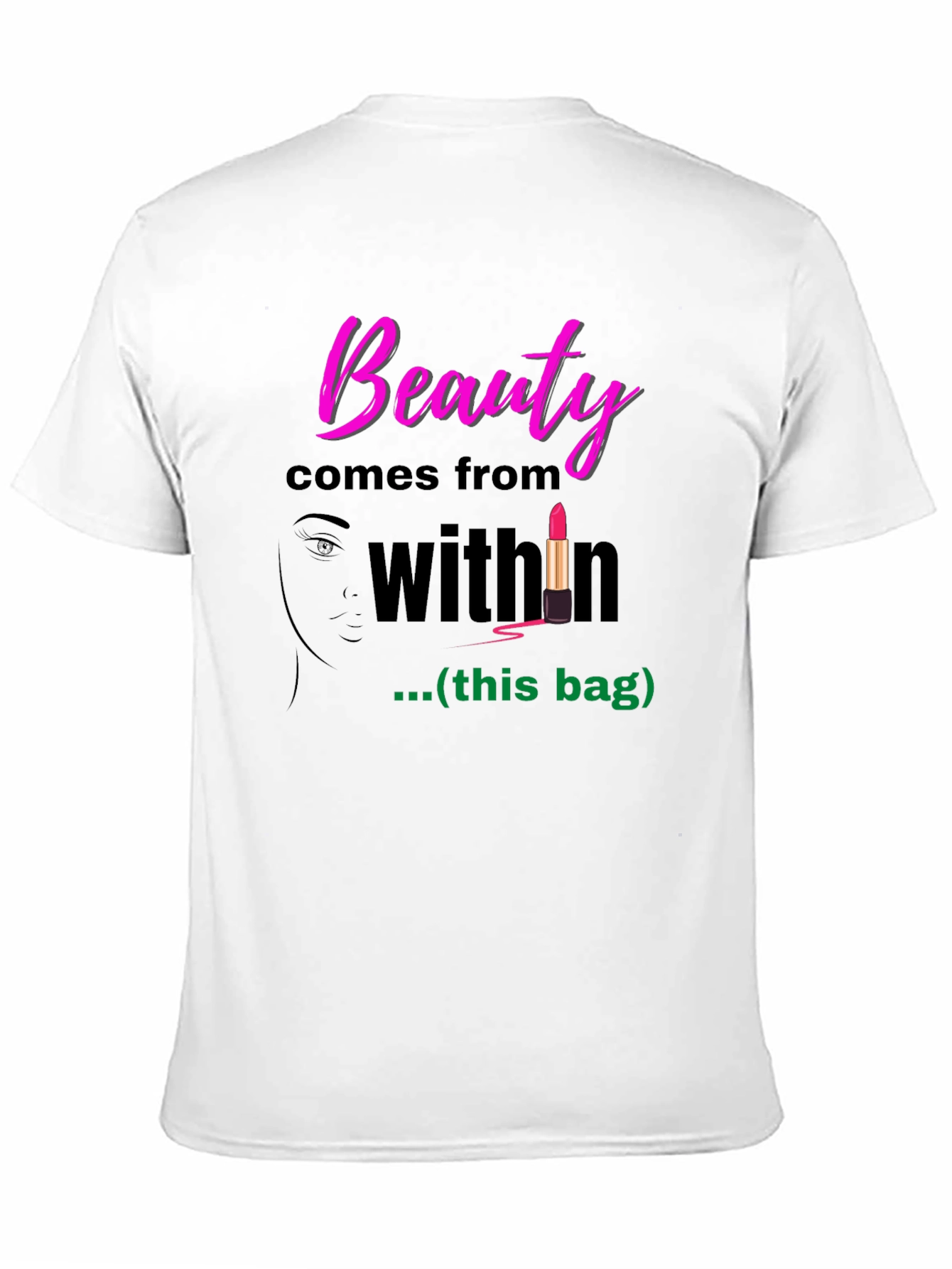 Black Beauty Comes From Within Graphic T-Shirt view 11