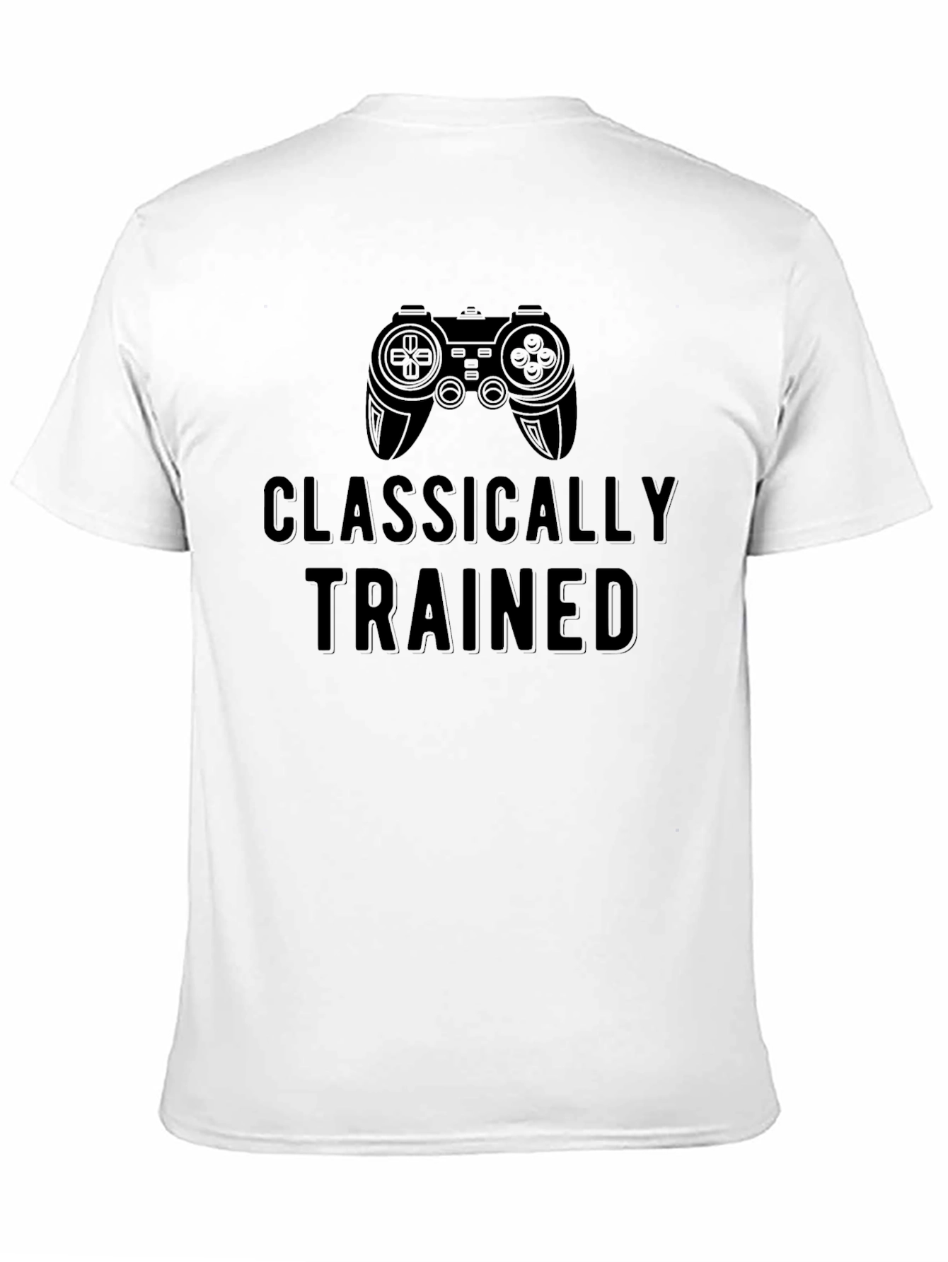 Black Classically Trained Gamer T-Shirt - Black view 11