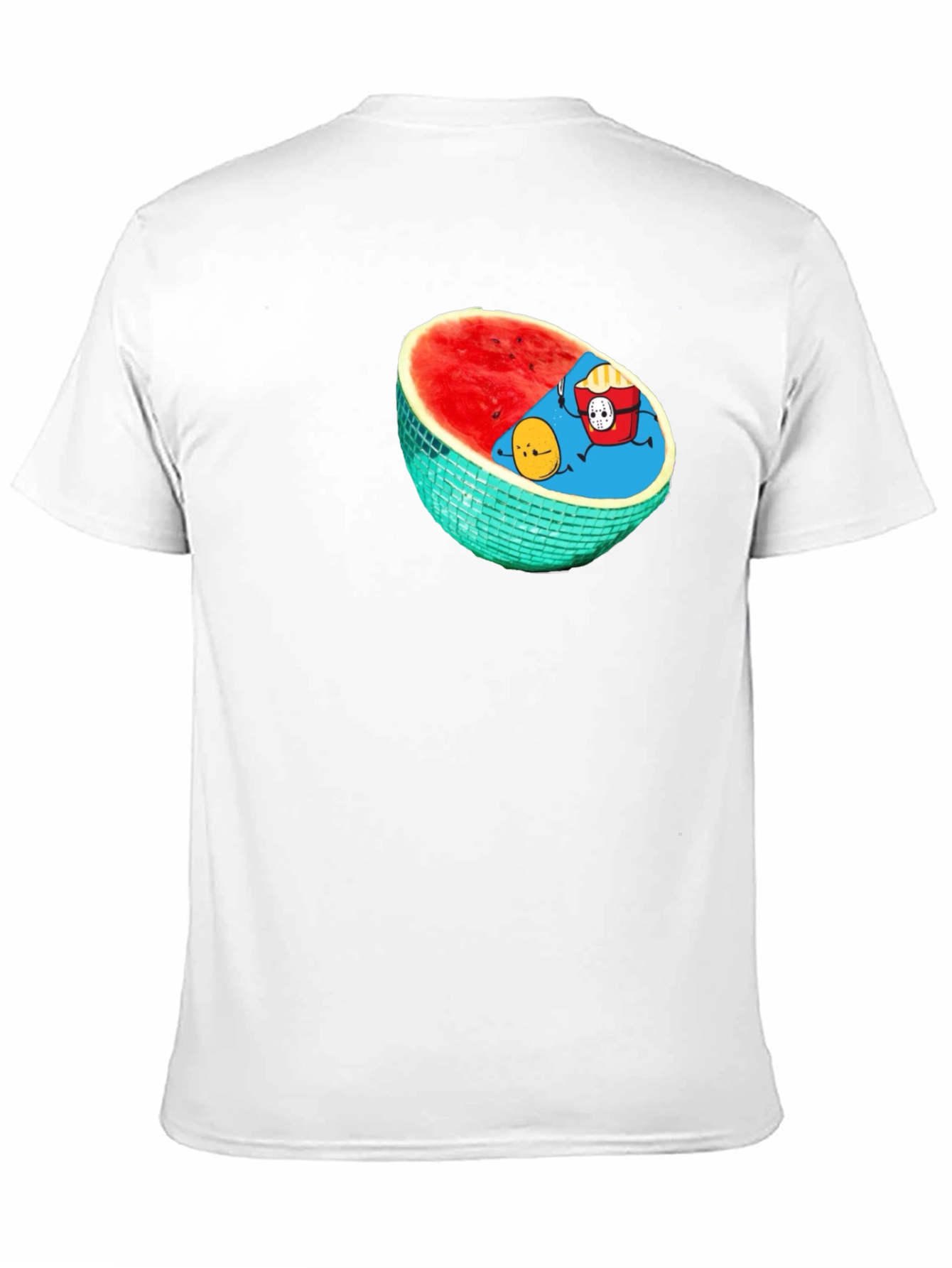 Black Fun Watermelon T-Shirt view 11