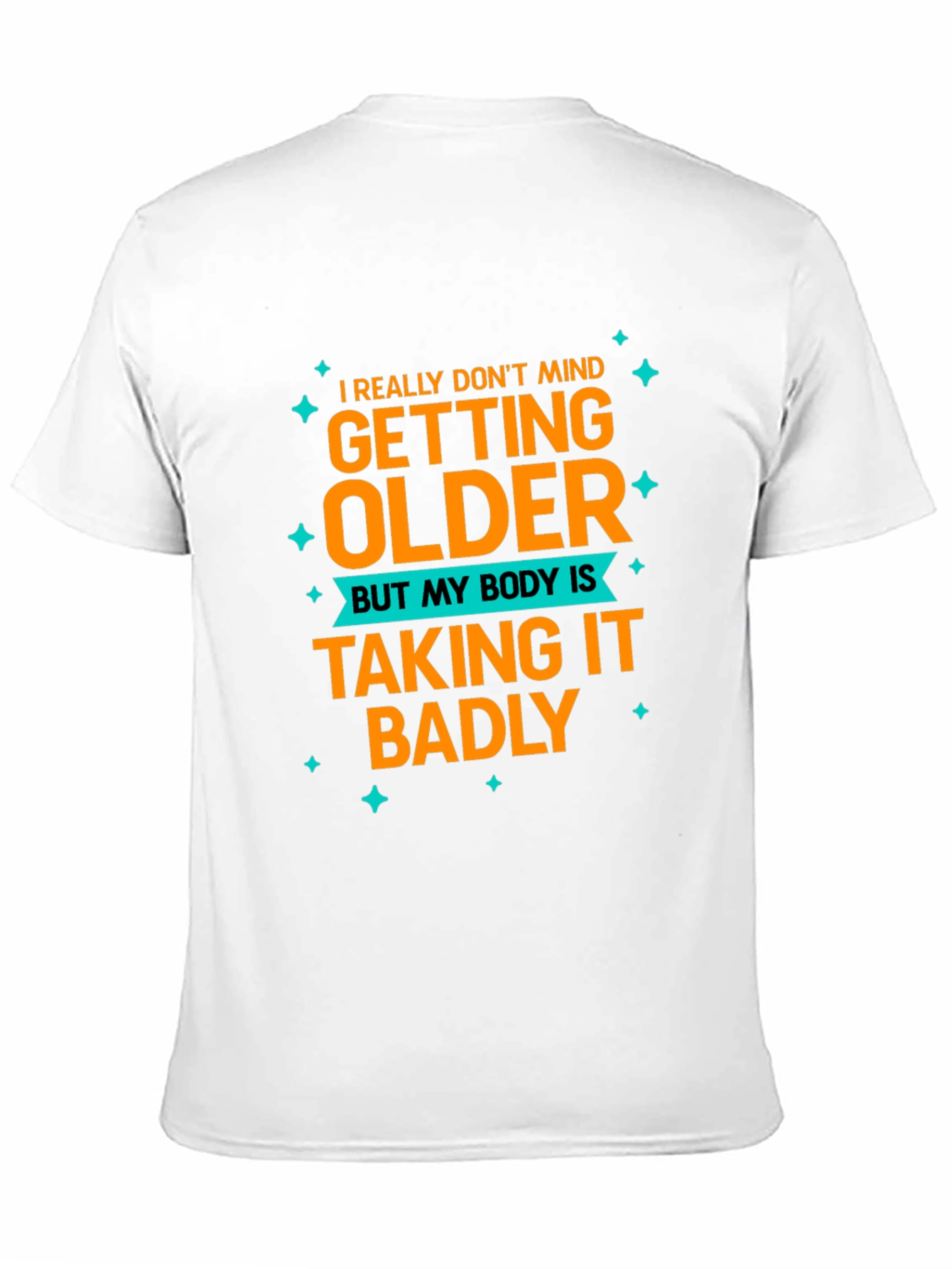 Black Funny Aging T-Shirt: I Don't Mind Getting Older view 11