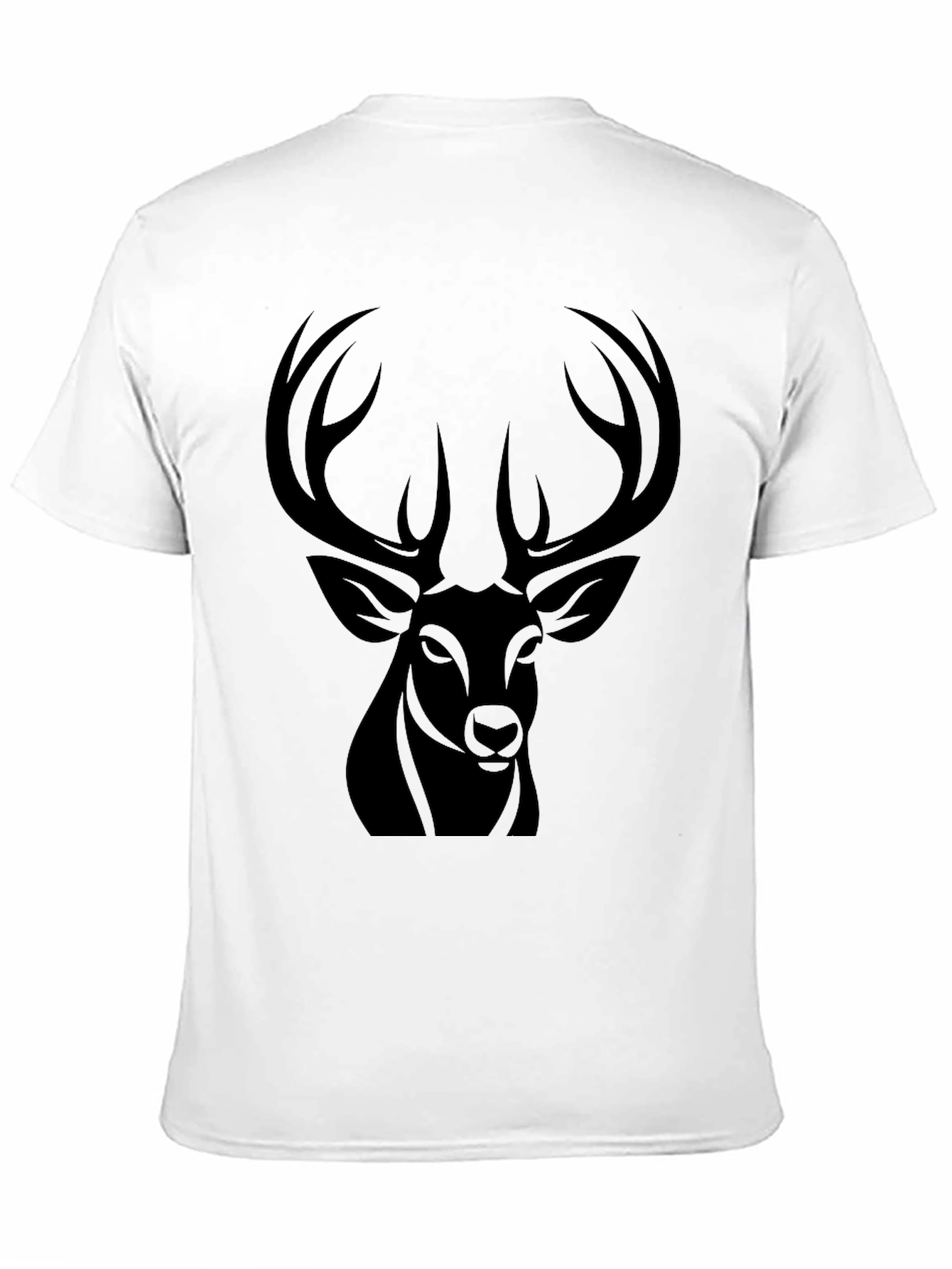 Black Black Deer Graphic Tee - Men's Casual Fashion view 11