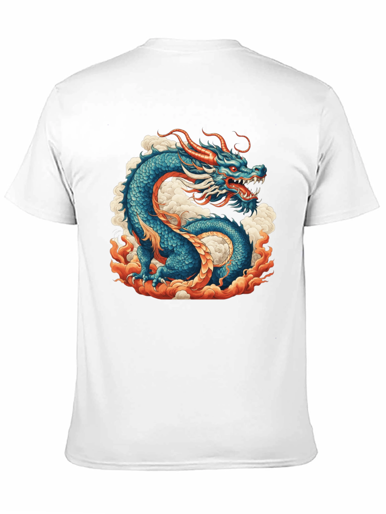 Black Dragon Graphic Tee - Men's Black T-Shirt view 11