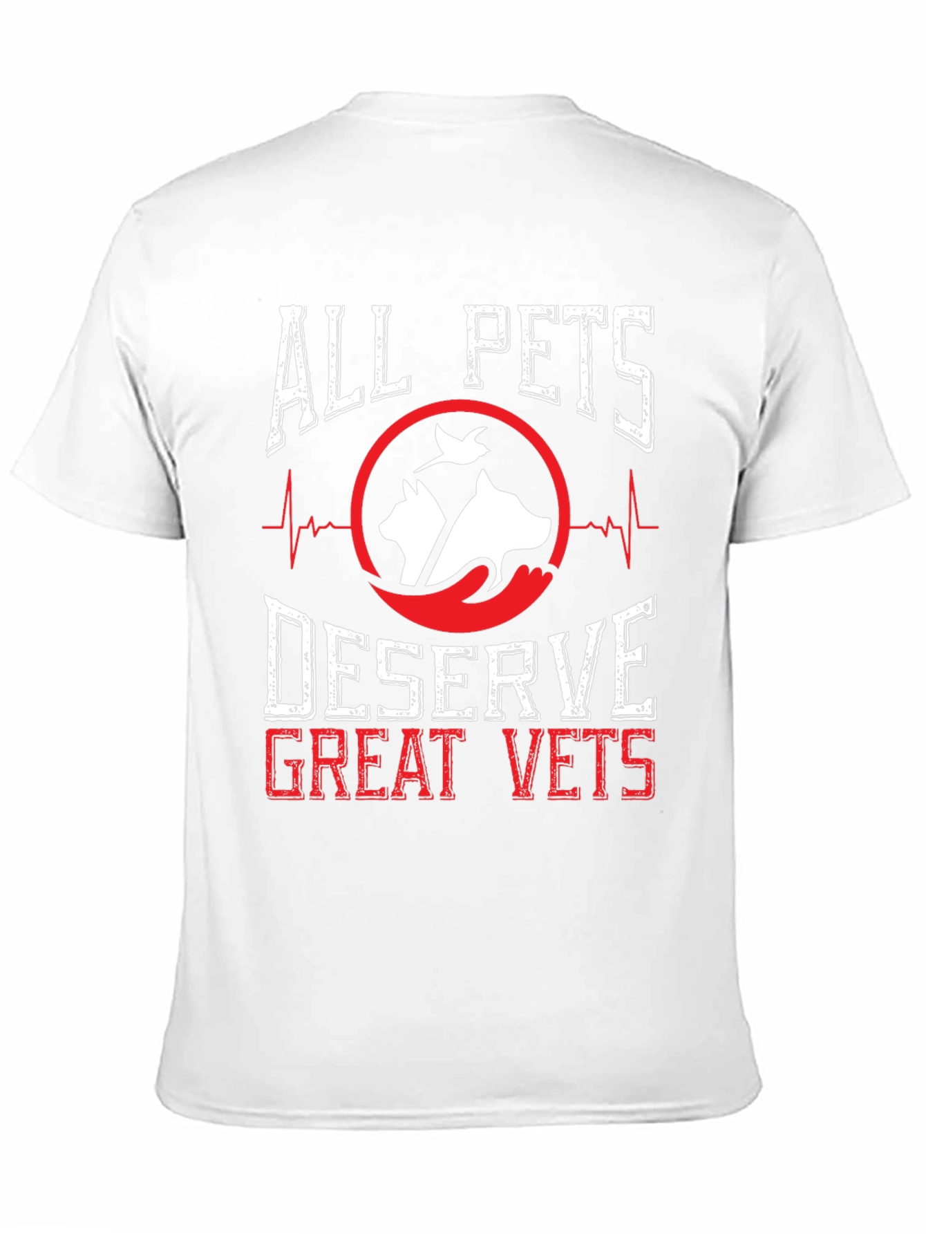 Black All Pets Deserve Great Vets T-Shirt view 11