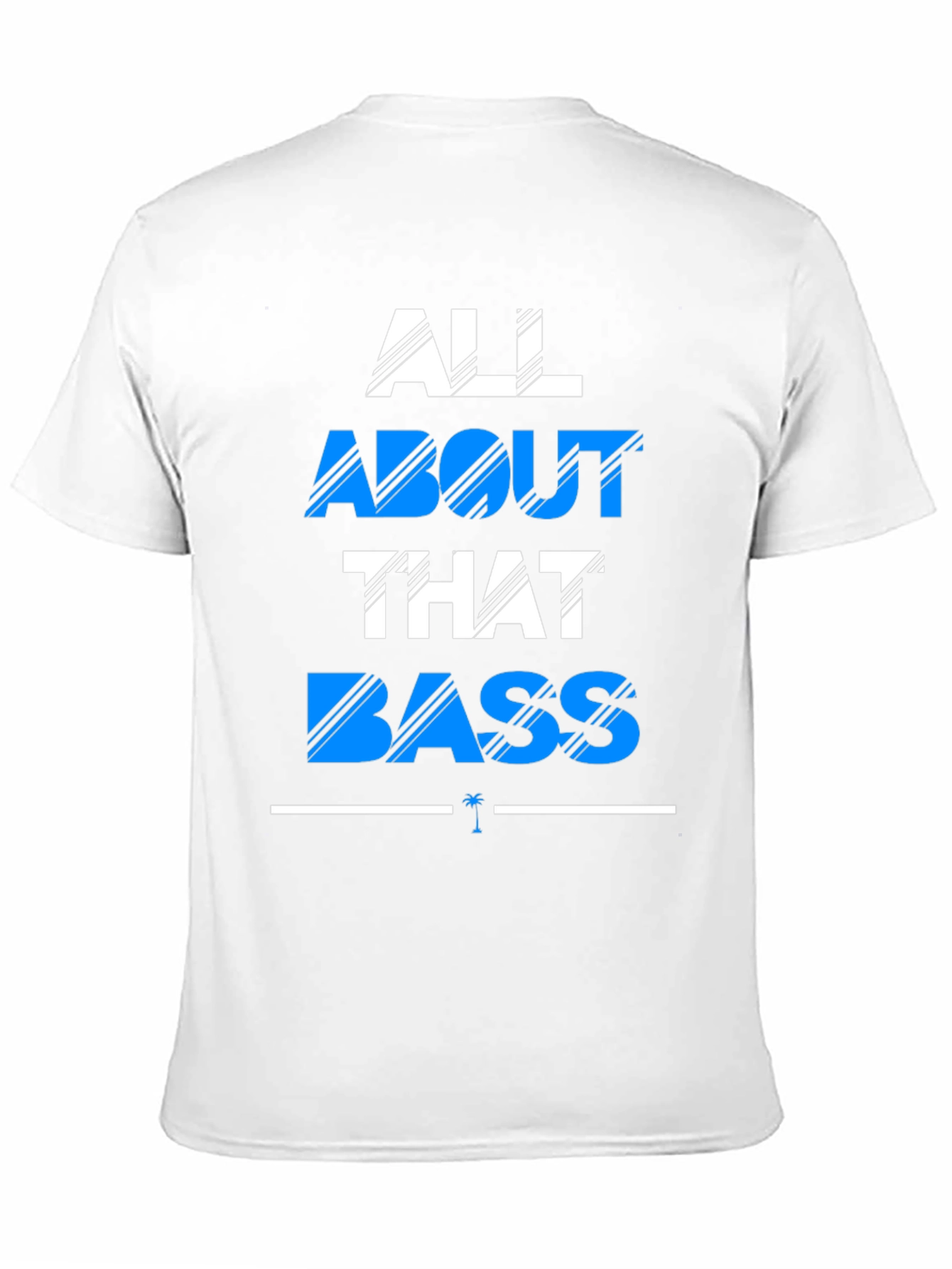 Black All About That Bass Graphic Tee - Black Cotton T-Shirt view 11