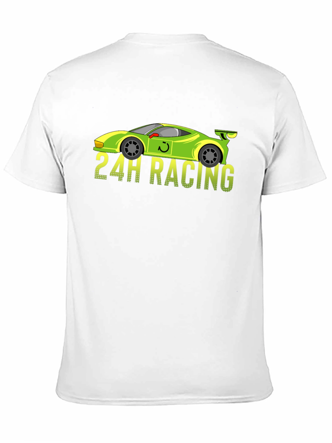 Black 24H Racing Car Graphic Black T-Shirt view 11
