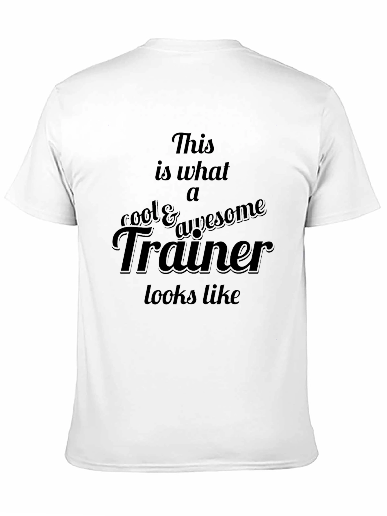 Black Cool Trainer Graphic Tee - Black Casual T-Shirt view 11