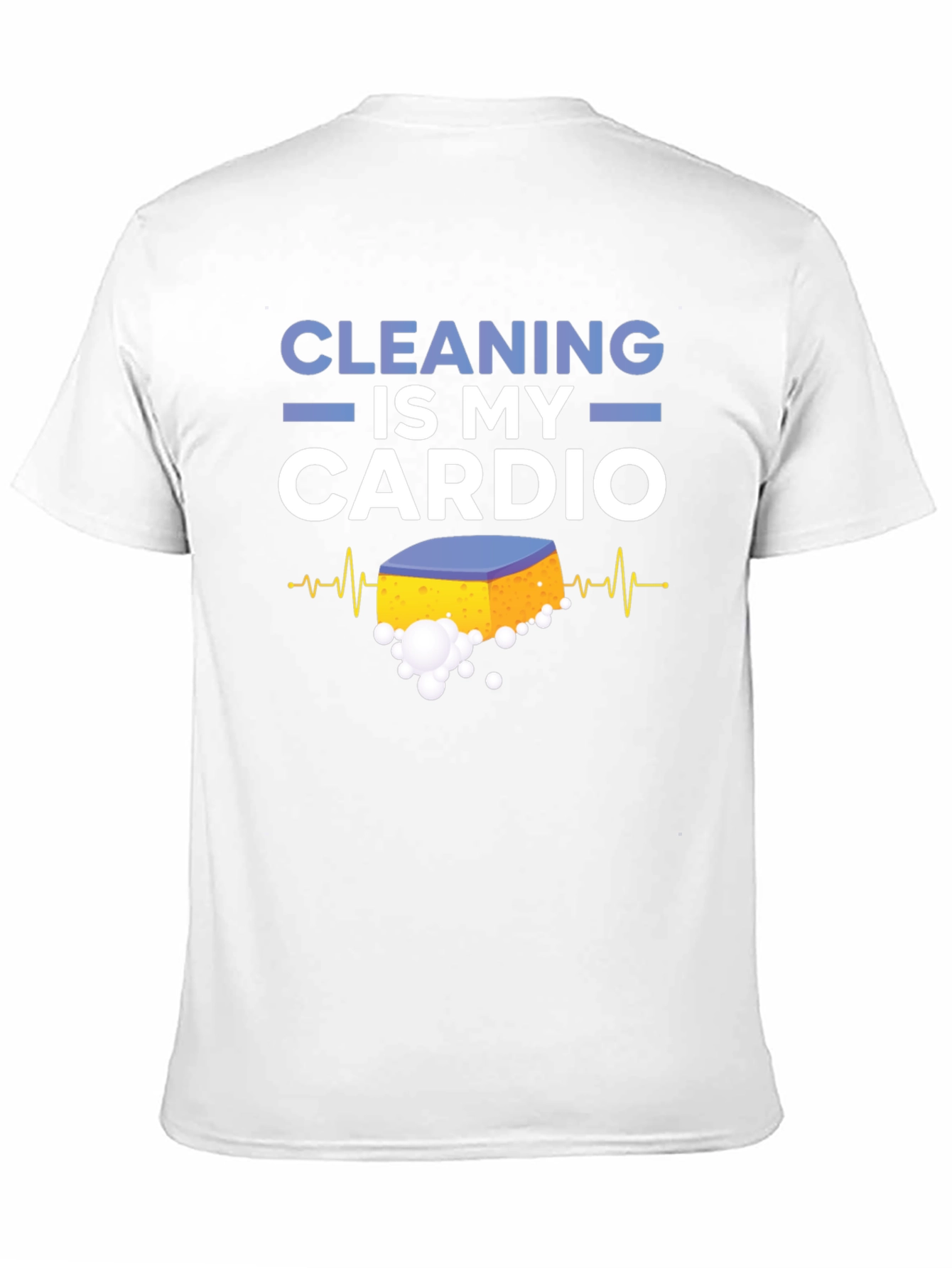 Black Cleaning is My Cardio T-Shirt Funny Housekeeping Tee view 11