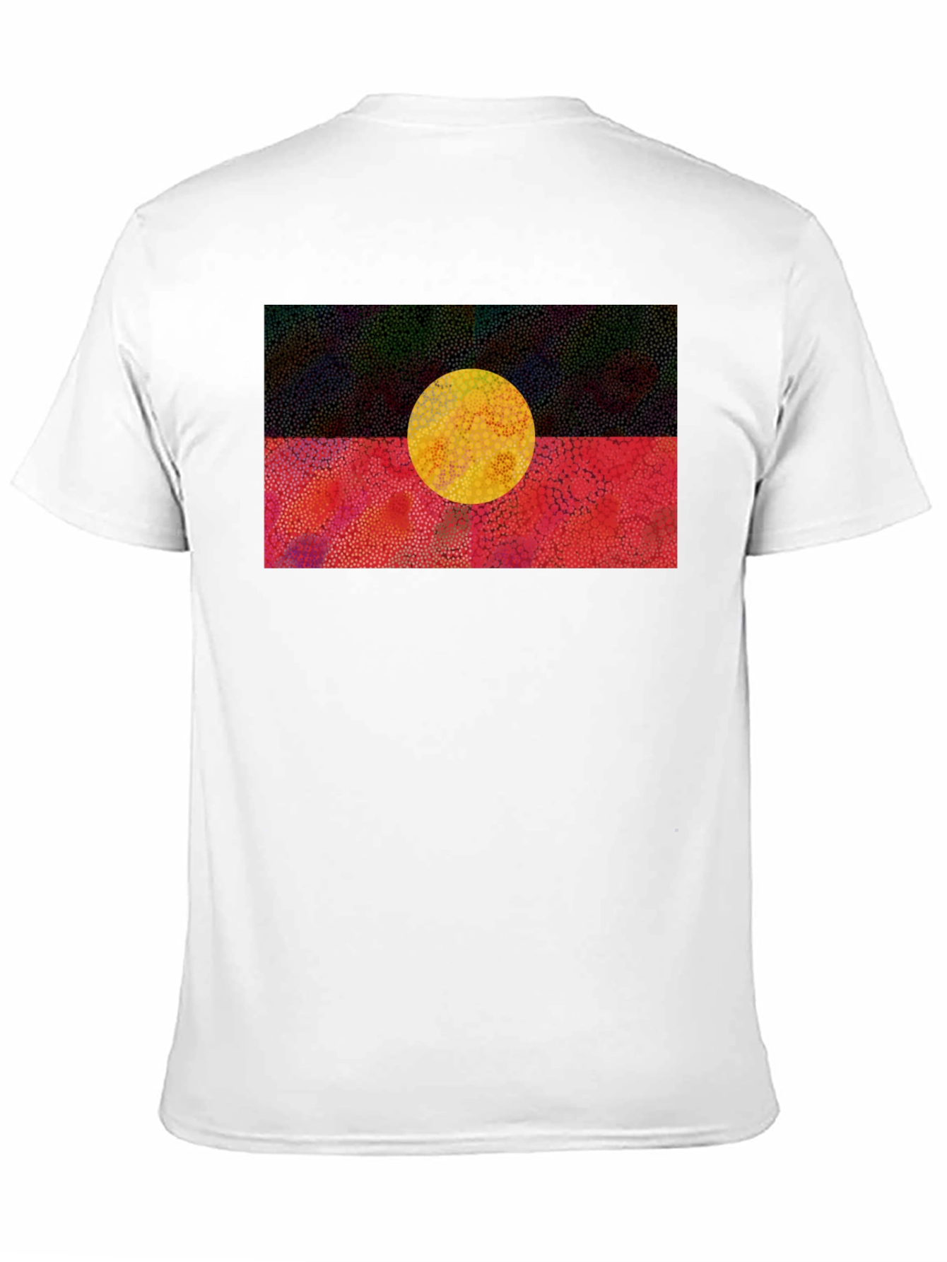 Black Aboriginal Flag Graphic T-Shirt view 11