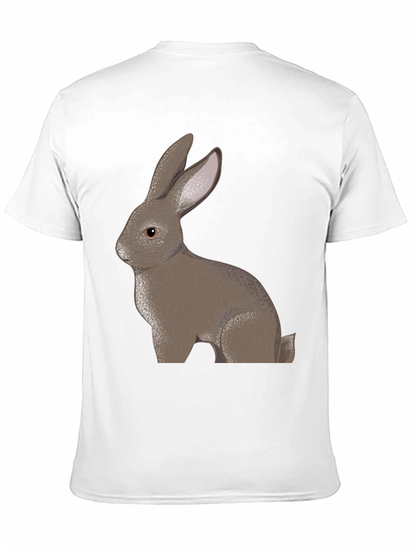 Black Bunny Rabbit Graphic Tee - Soft Cotton Blend view 11