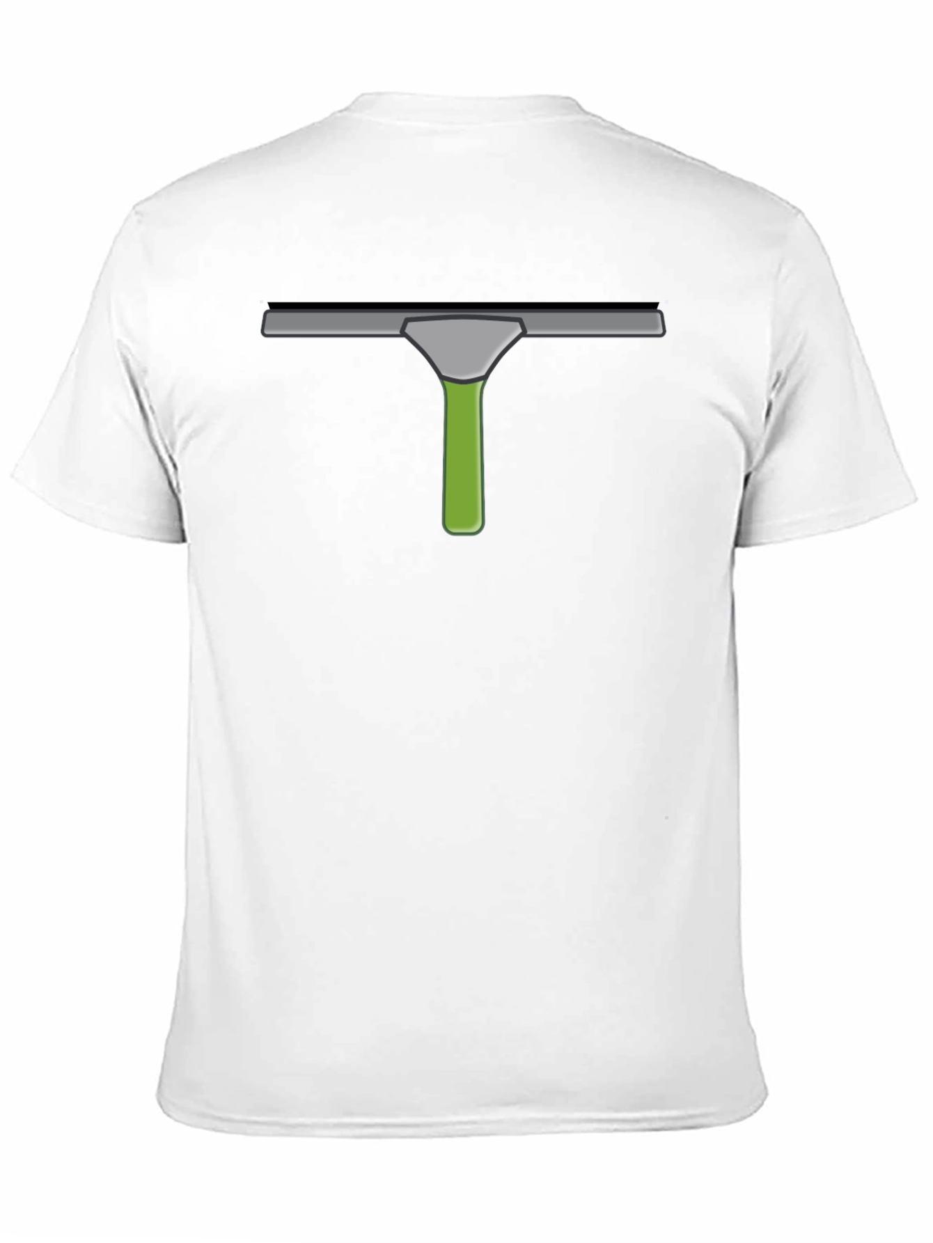 Black Squeegee Graphic Tee - Window Cleaner Humor T-Shirt view 11