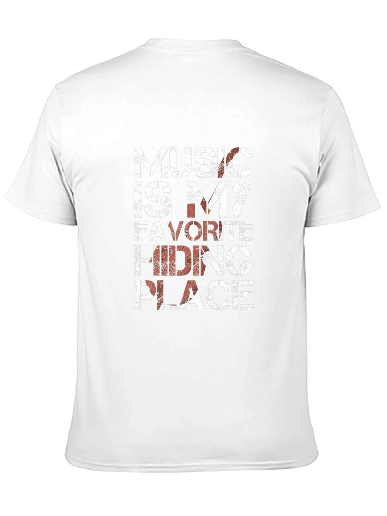 Black Music is My Favorite Hiding Place Black T-Shirt view 11