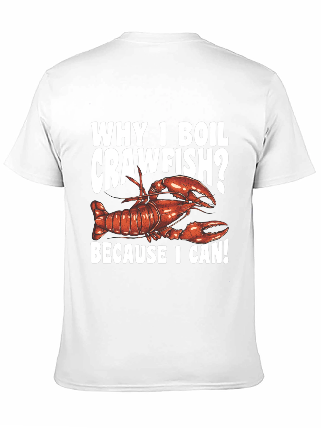 Black Crawfish Boil T-Shirt - Because I Can! view 11