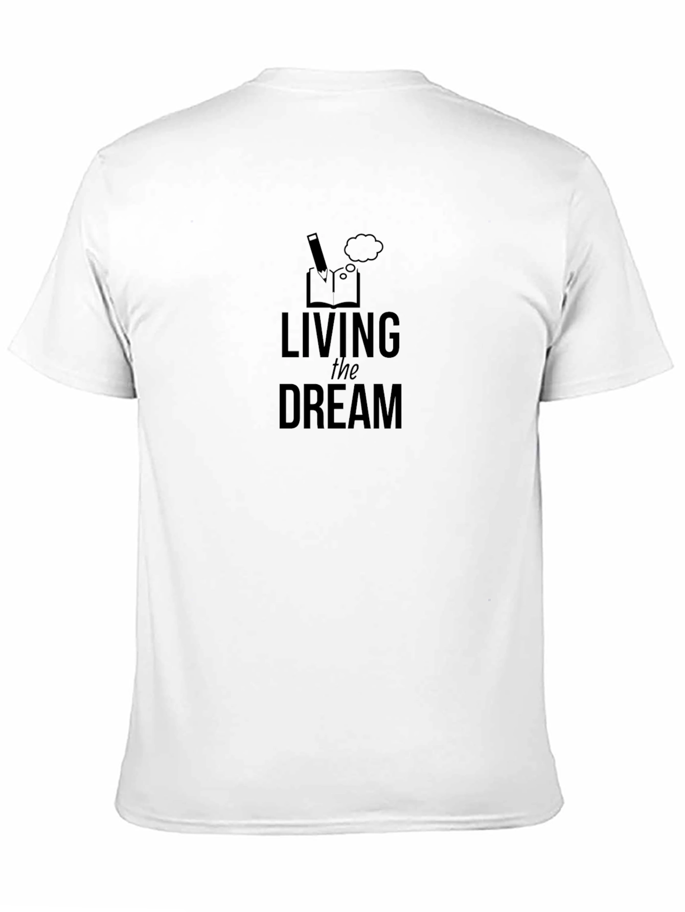 Black Living the Dream Graphic T-Shirt view 11