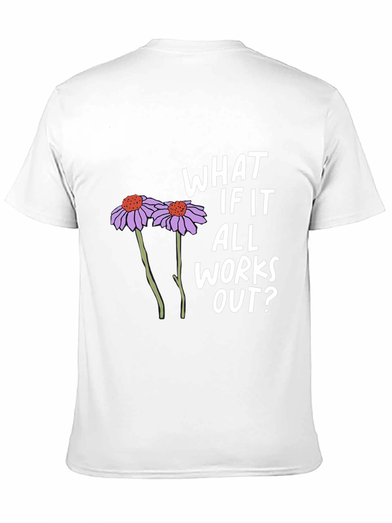 Black What If It All Works Out? Graphic Tee view 11