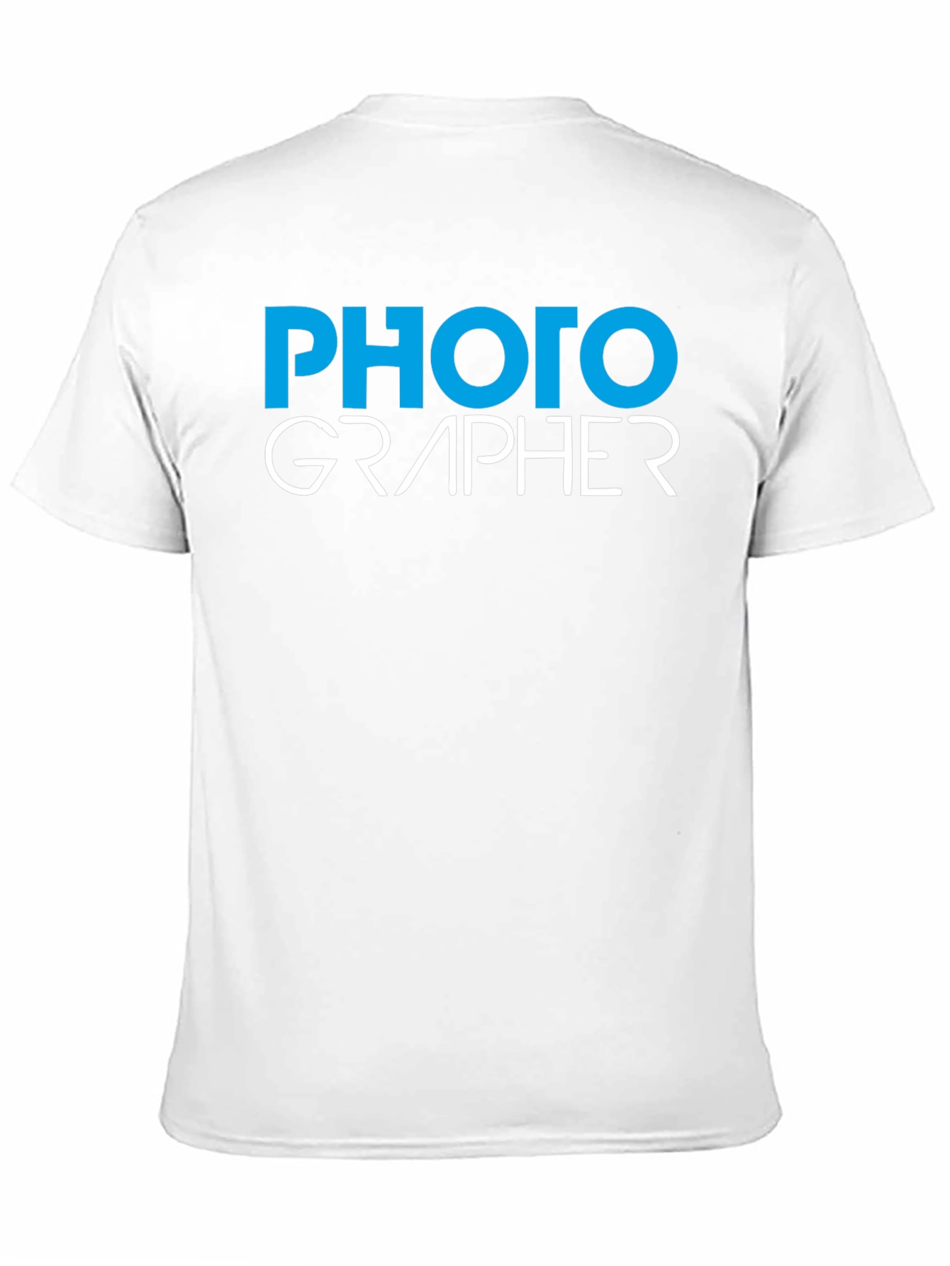Black Photographer Graphic Tee - Unisex Cotton T-Shirt view 11