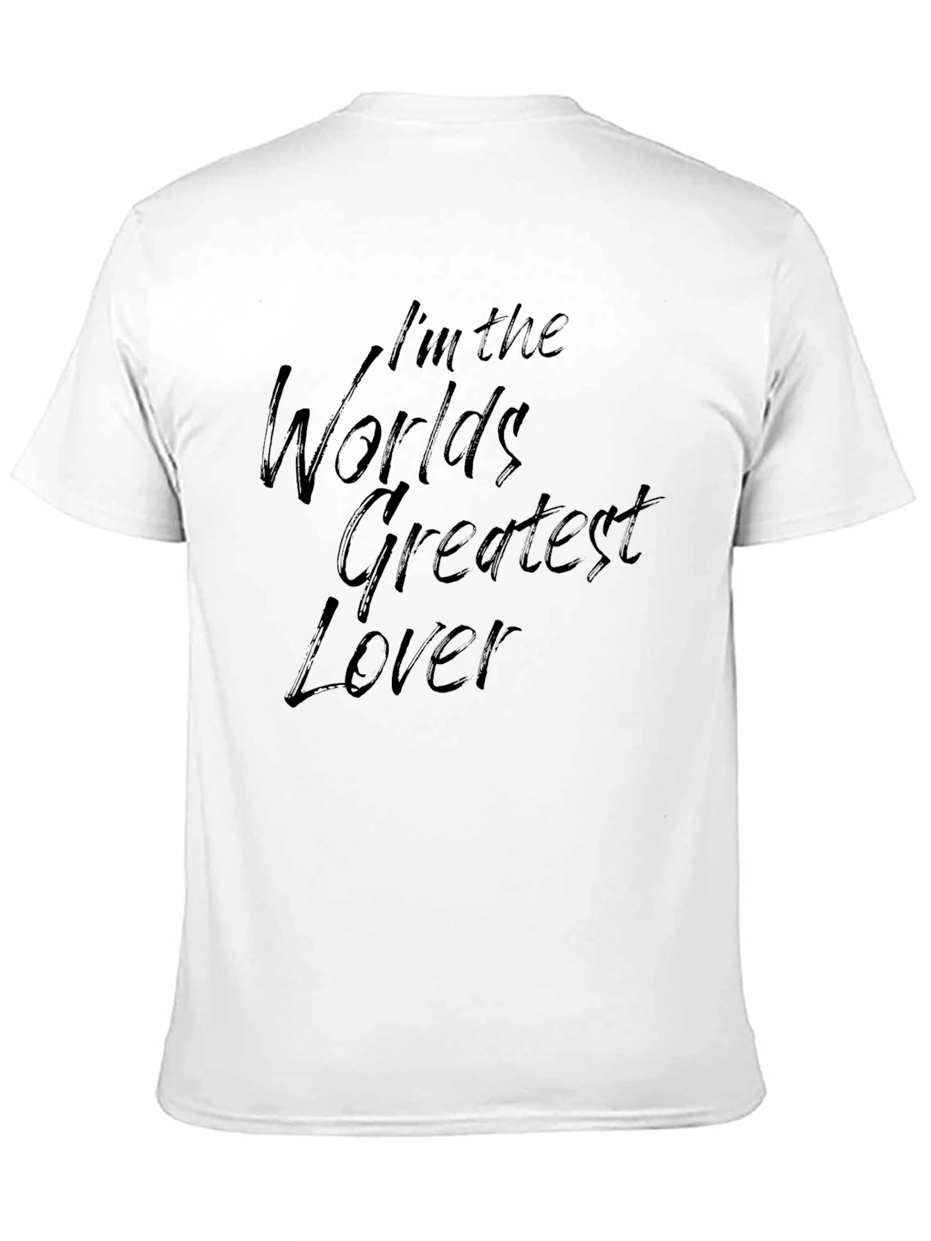 Black World's Greatest Lover Black T-Shirt view 11