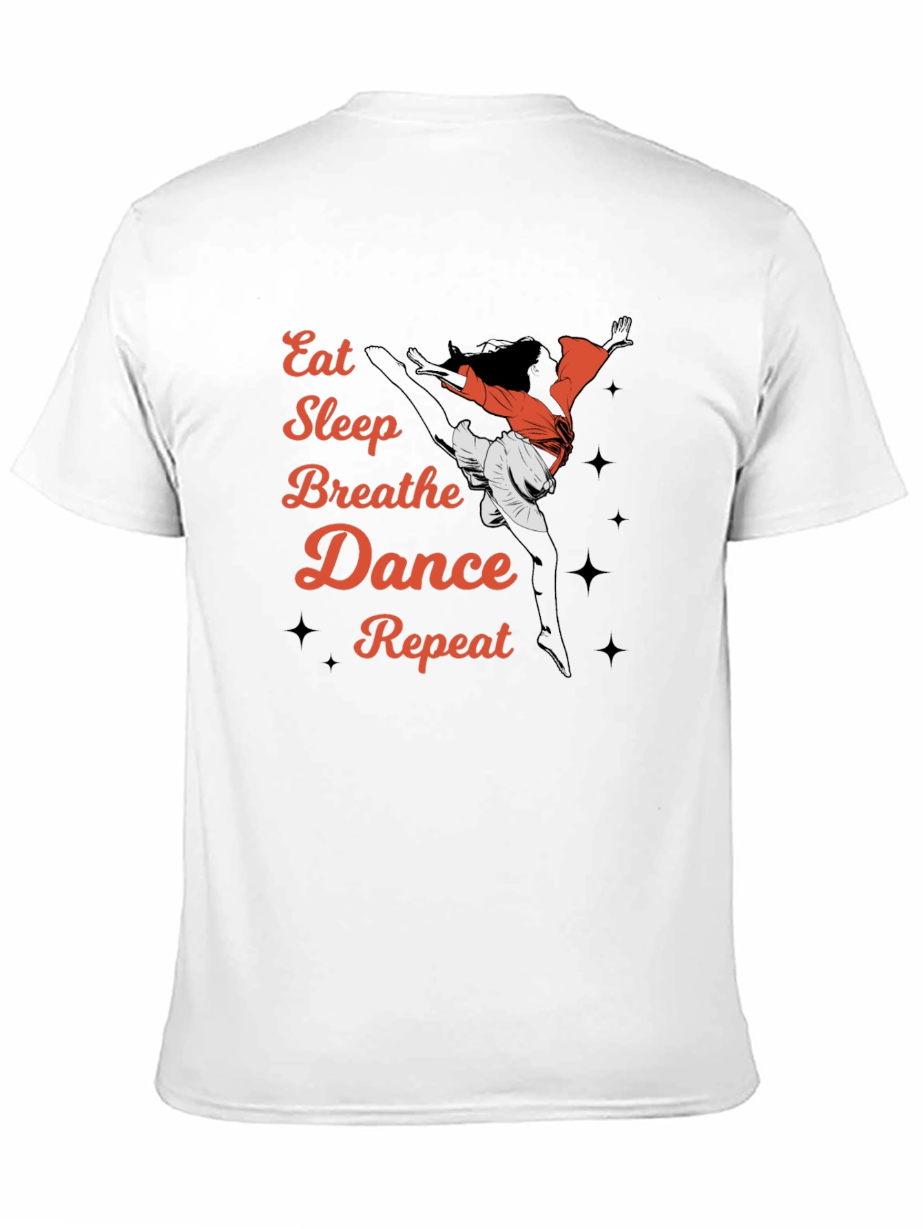 Black Eat Sleep Dance Repeat T-Shirt view 11