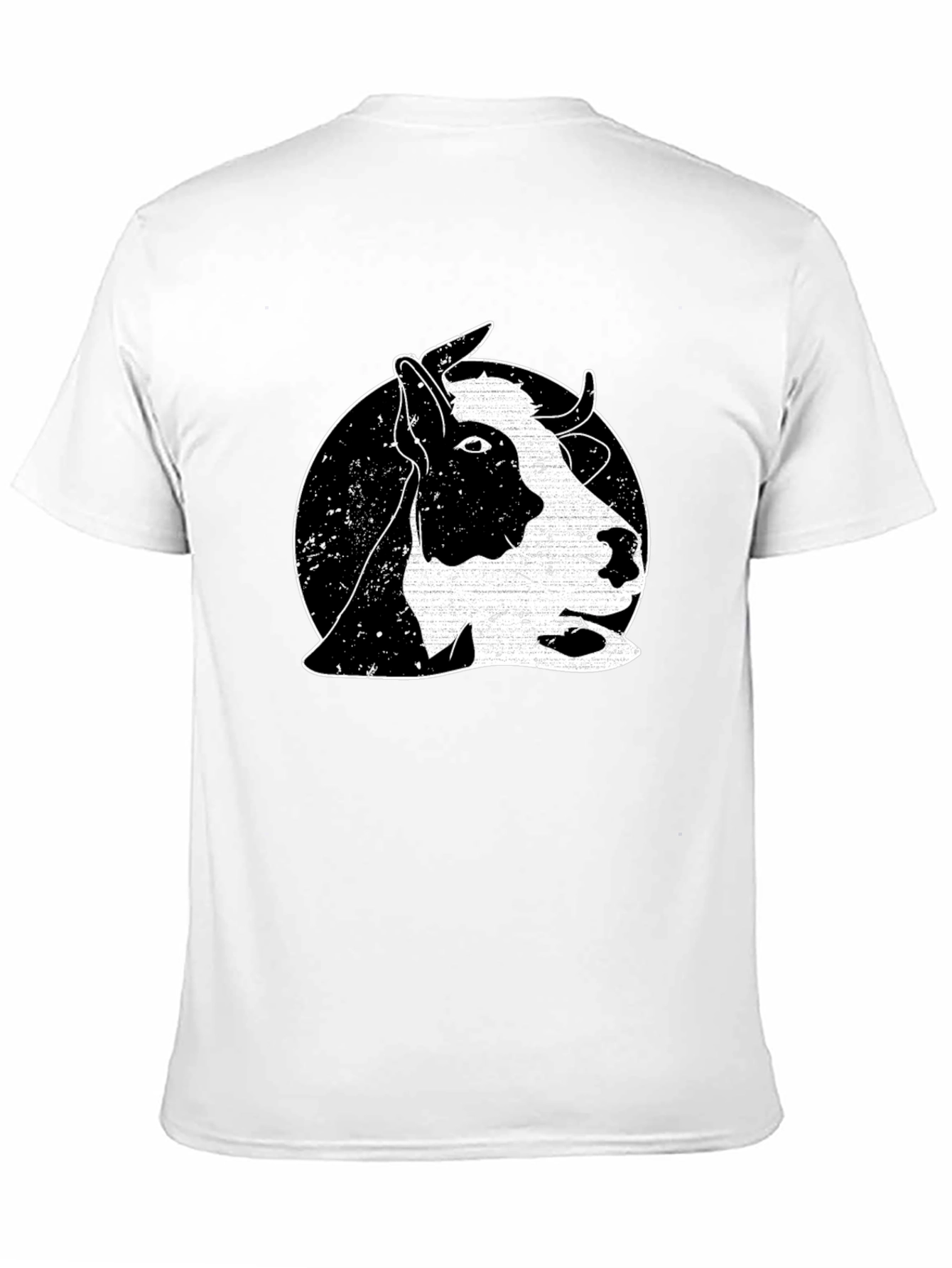 Black Cow Graphic Tee - Black Cotton Comfort Fit T-Shirt view 11