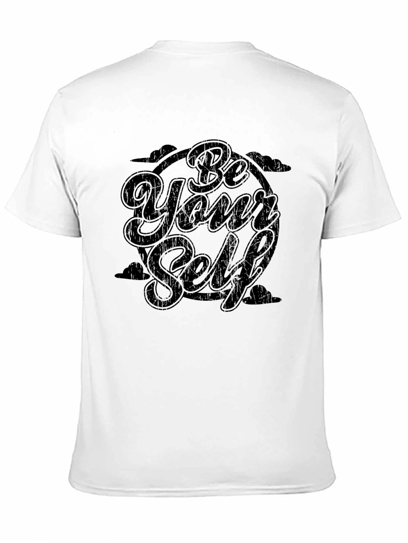 Black Be Yourself Graphic T-Shirt - Black view 11