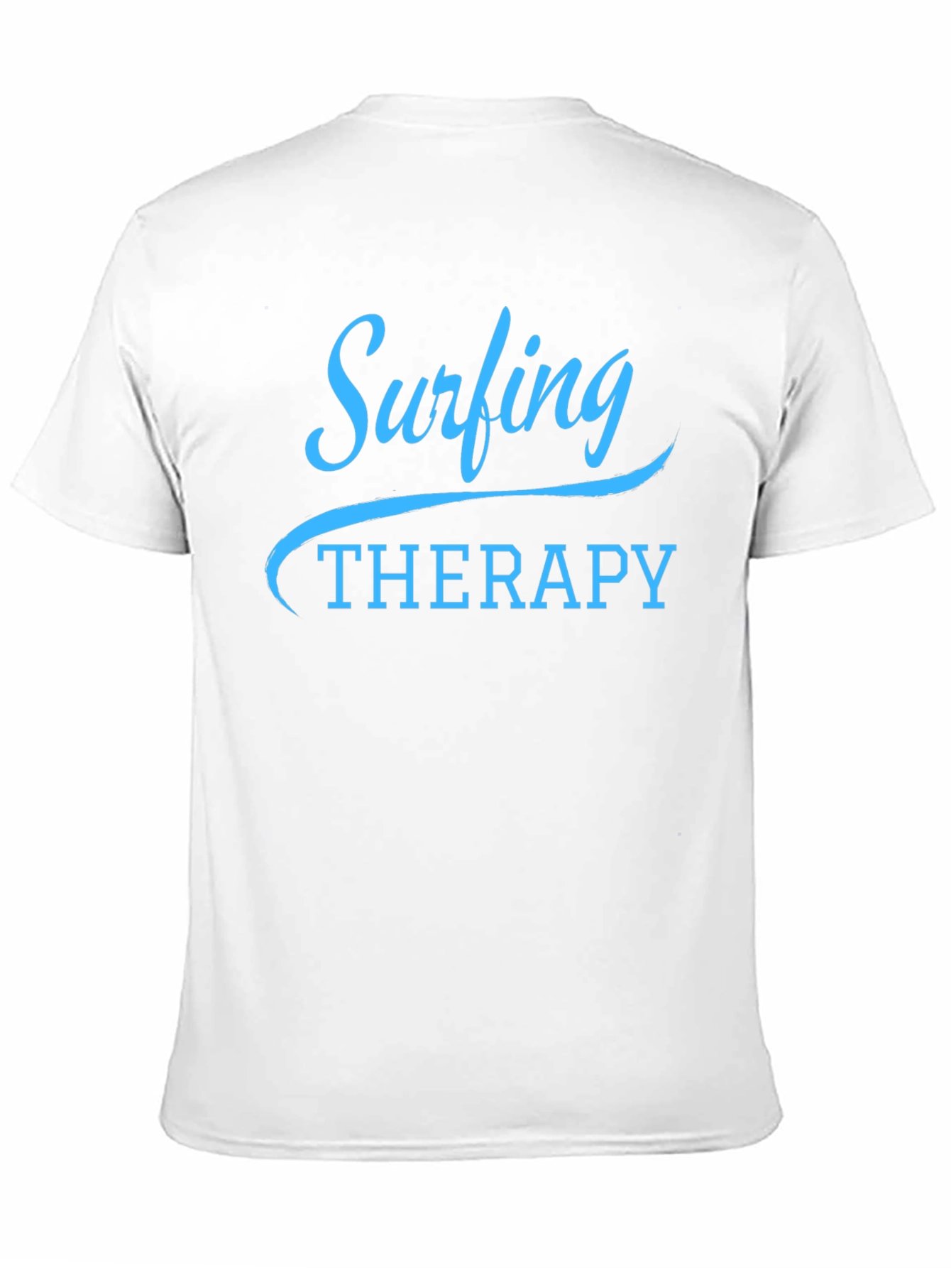 Black Surfing Therapy Graphic T-Shirt - Trendy, Relaxed Fit view 11