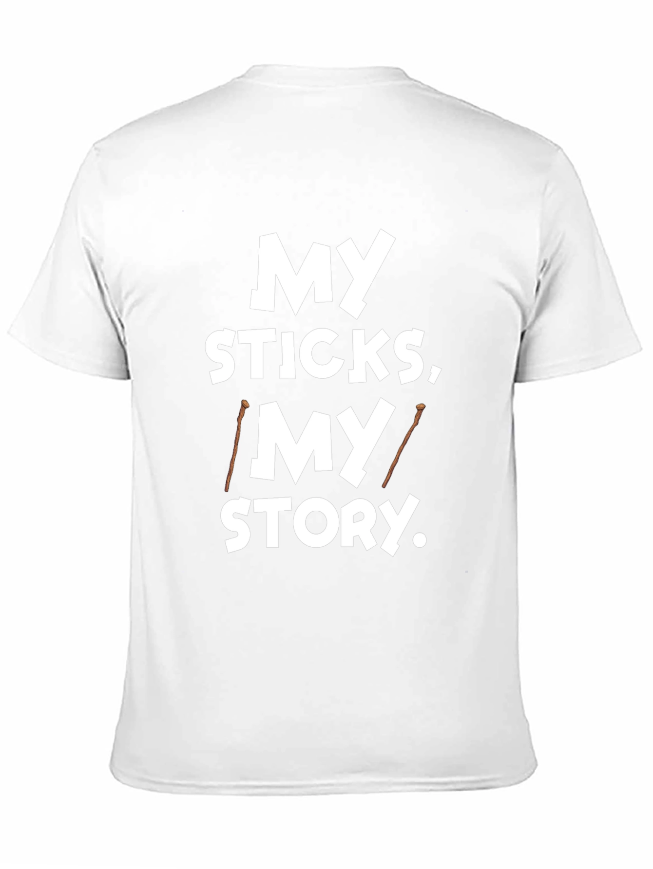 Black My Sticks, My Story Tee - Drummer's Black T-Shirt view 11