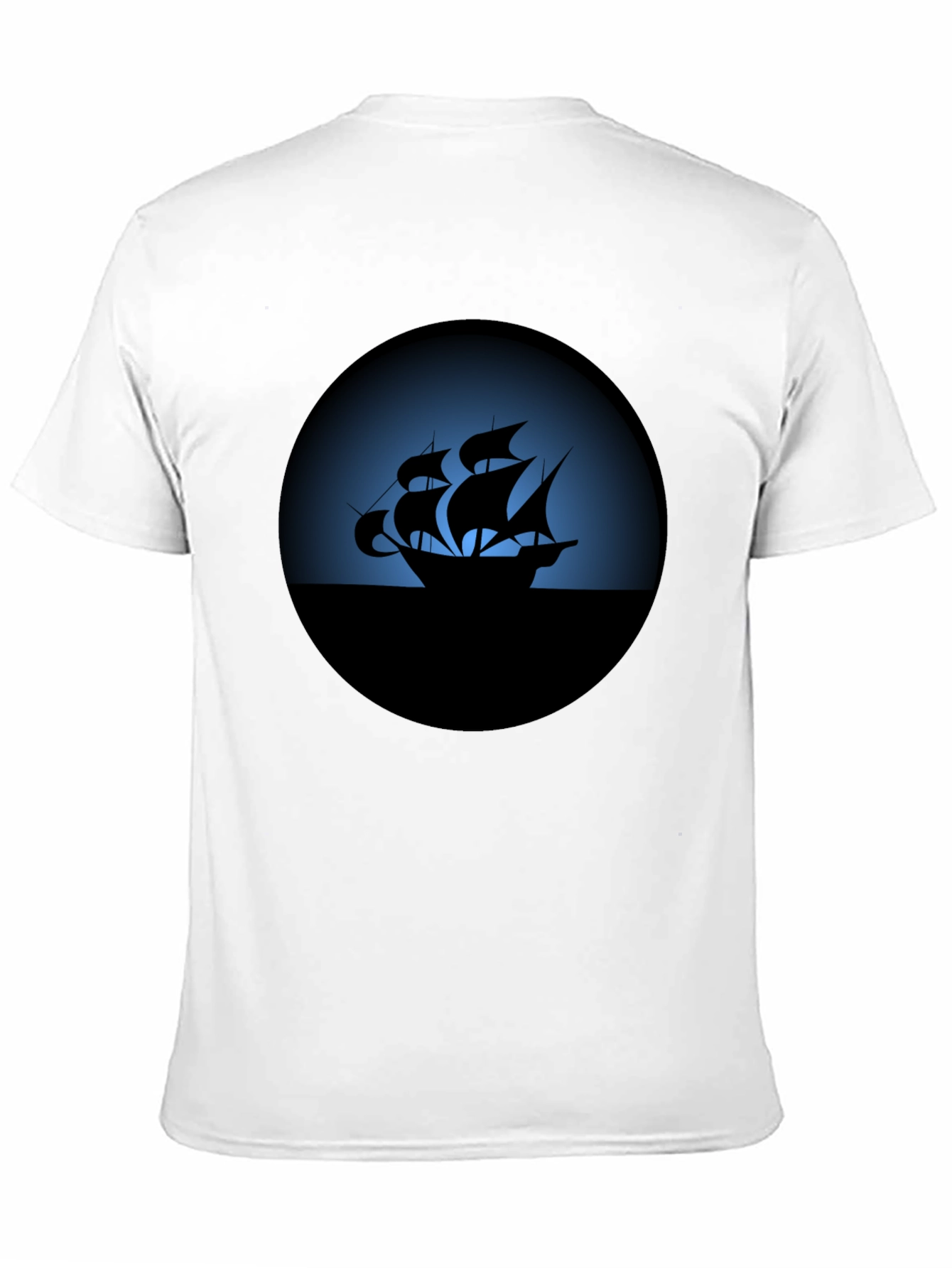 Black Nautical Silhouette Tee - Black view 11
