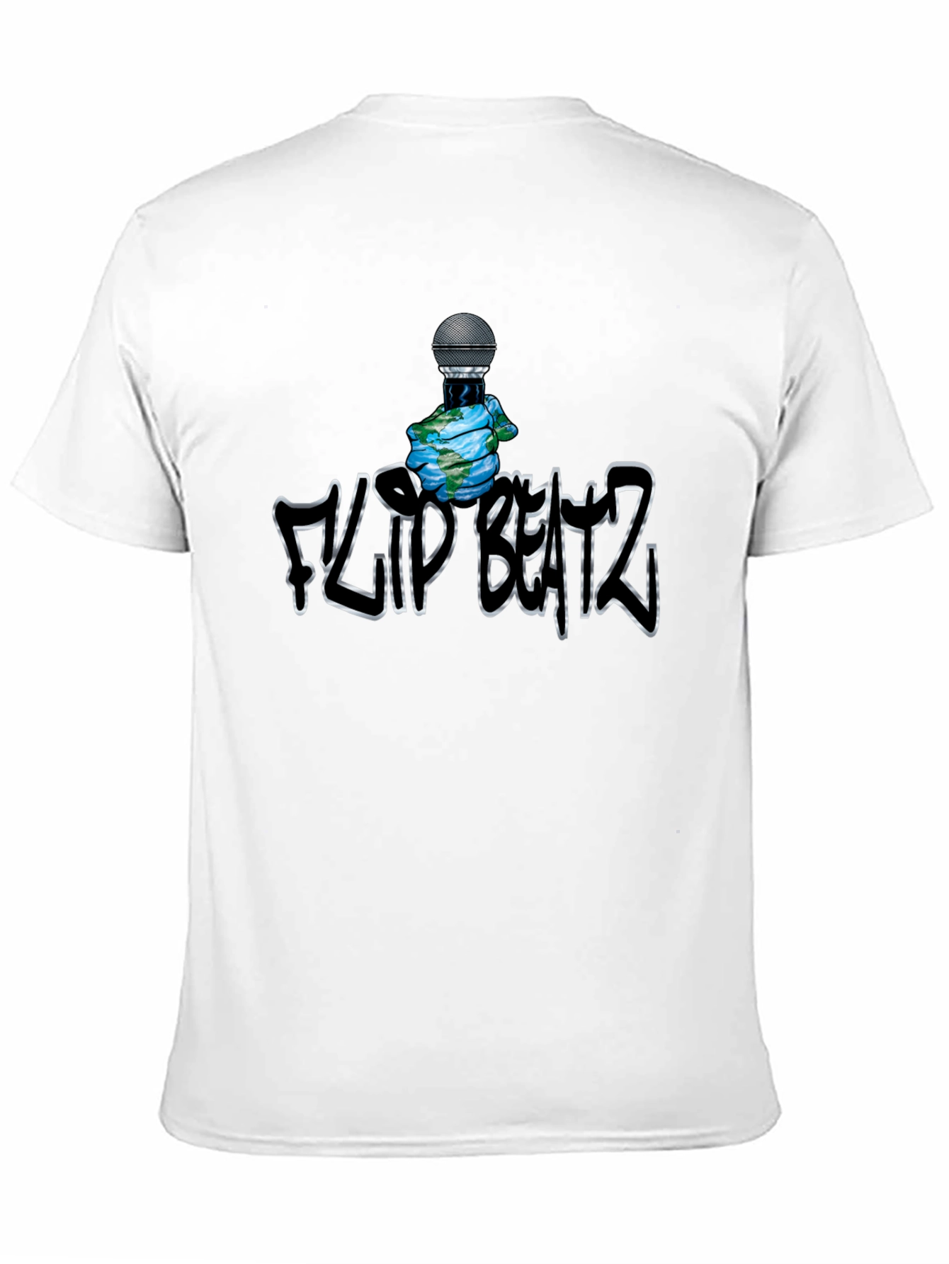 Black Flip Beatz Graphic T-Shirt - Music Inspired Tee view 11