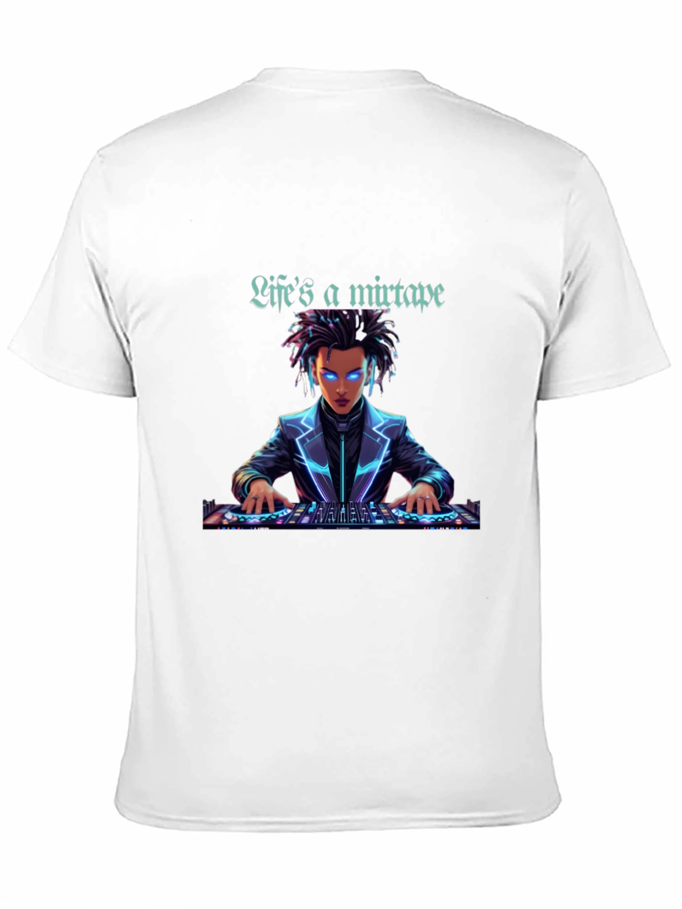 Black Life's a Mixtape DJ Graphic T-Shirt view 11