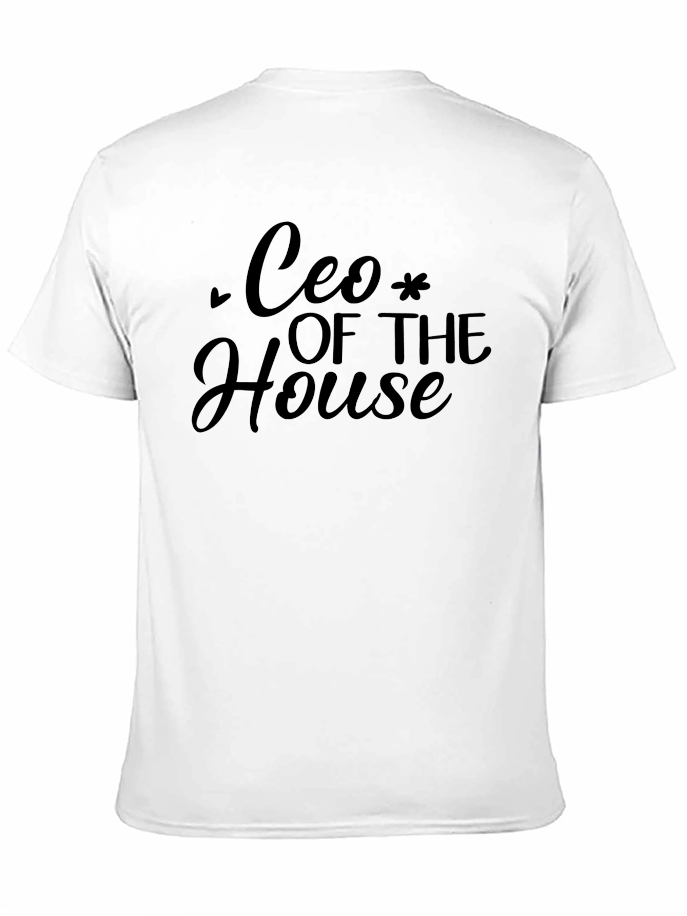 Black CEO of the House Black Tee view 11