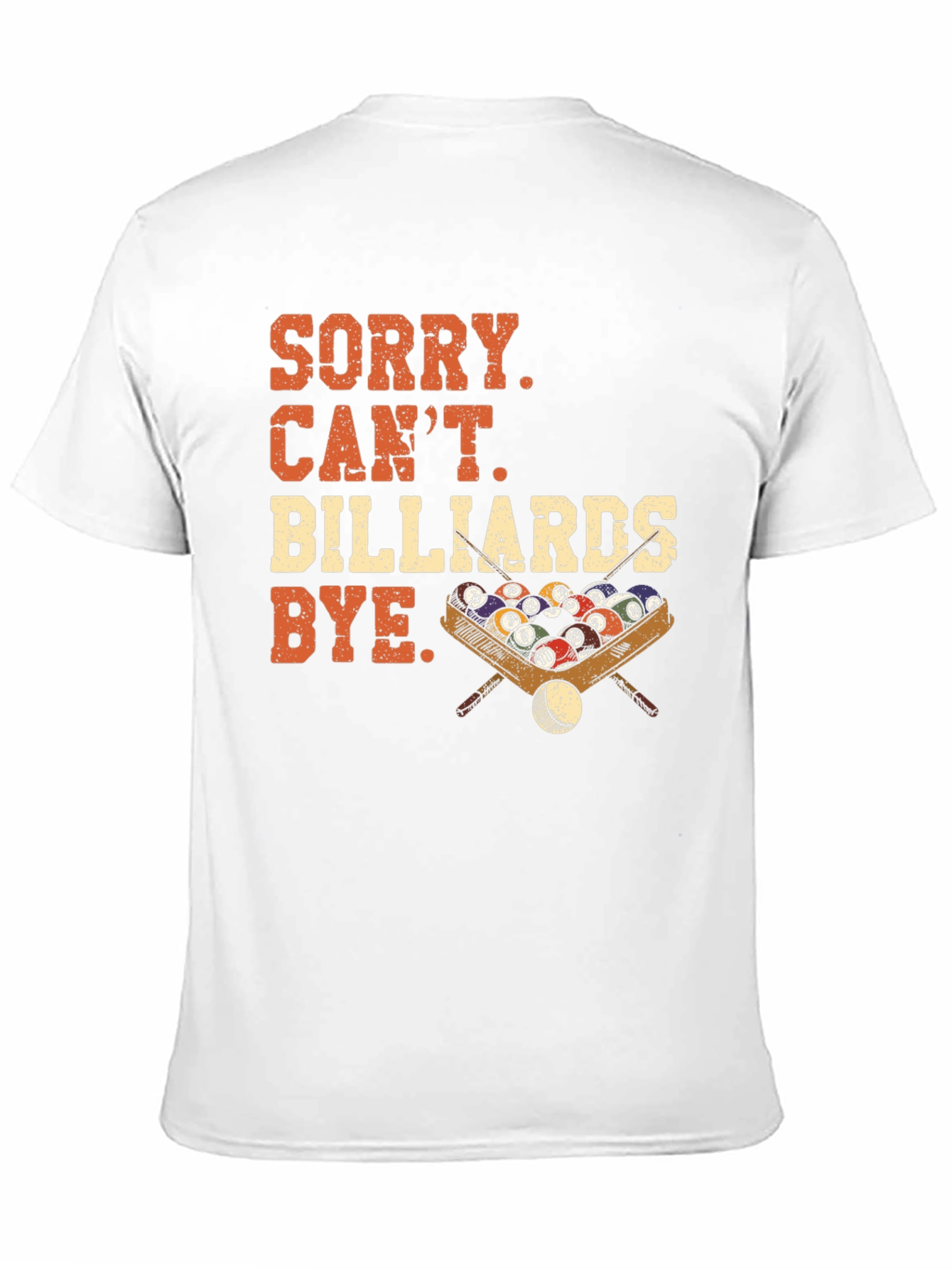 Black Billiards Graphic Tee - Sorry Can't Bye view 11