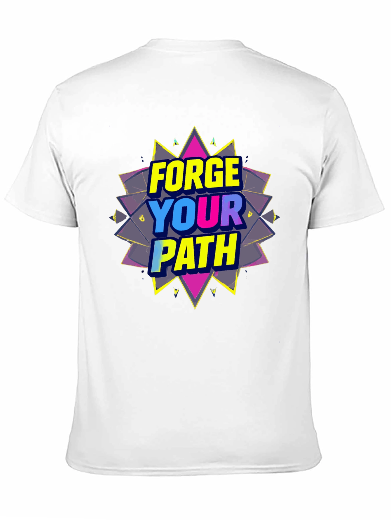 Black Forge Your Path Black Graphic T-Shirt view 11