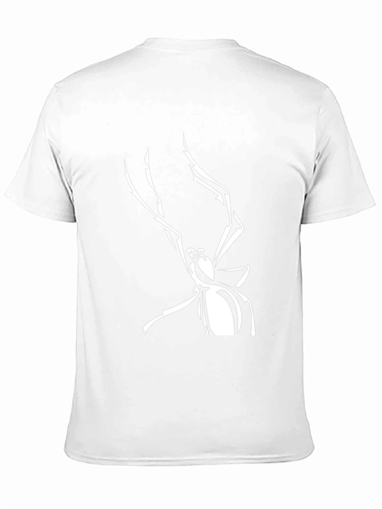 Black Spider Graphic Black T-Shirt for Men view 11