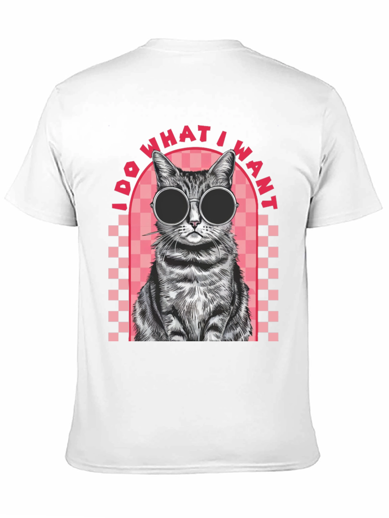 Black Cool Cat Graphic Tee - I Do What I Want view 11