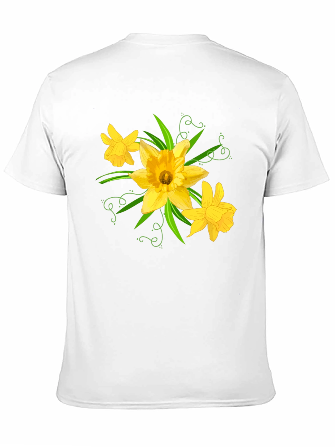 Daffodil Graphic Tee - Black Cotton T-Shirt - 11