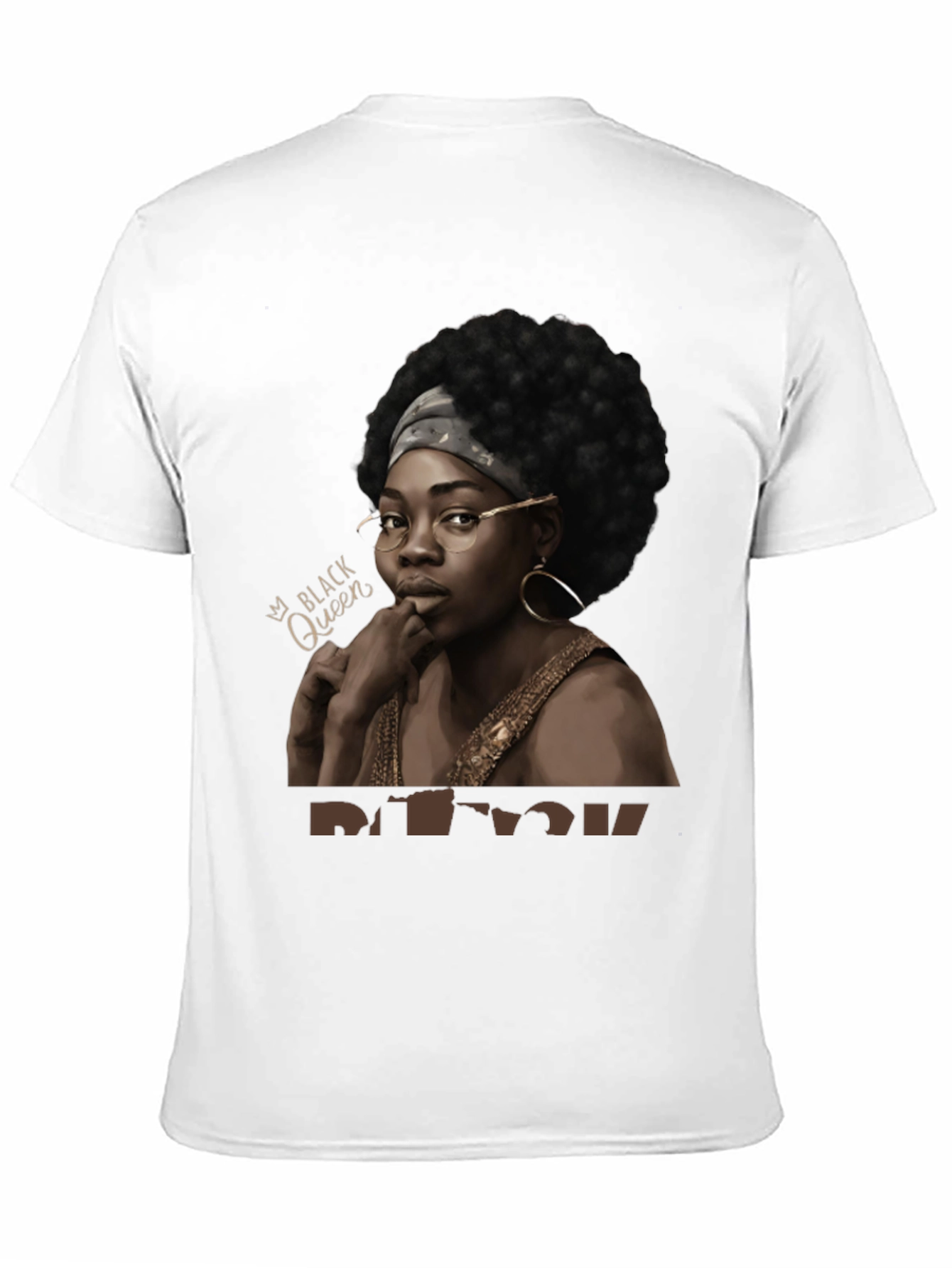 Black Black Queen Graphic Tee - Stylish Unisex T-Shirt view 11