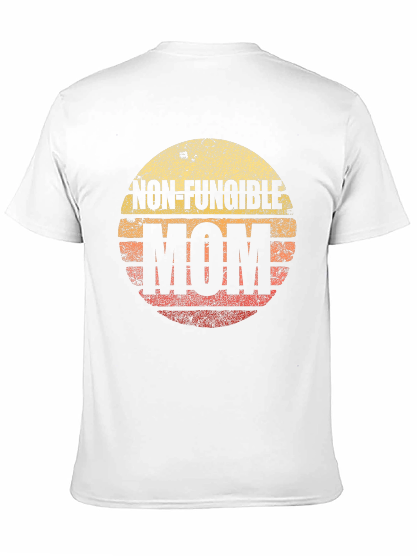 Black Non-Fungible Mom T-Shirt - Retro Style! view 11