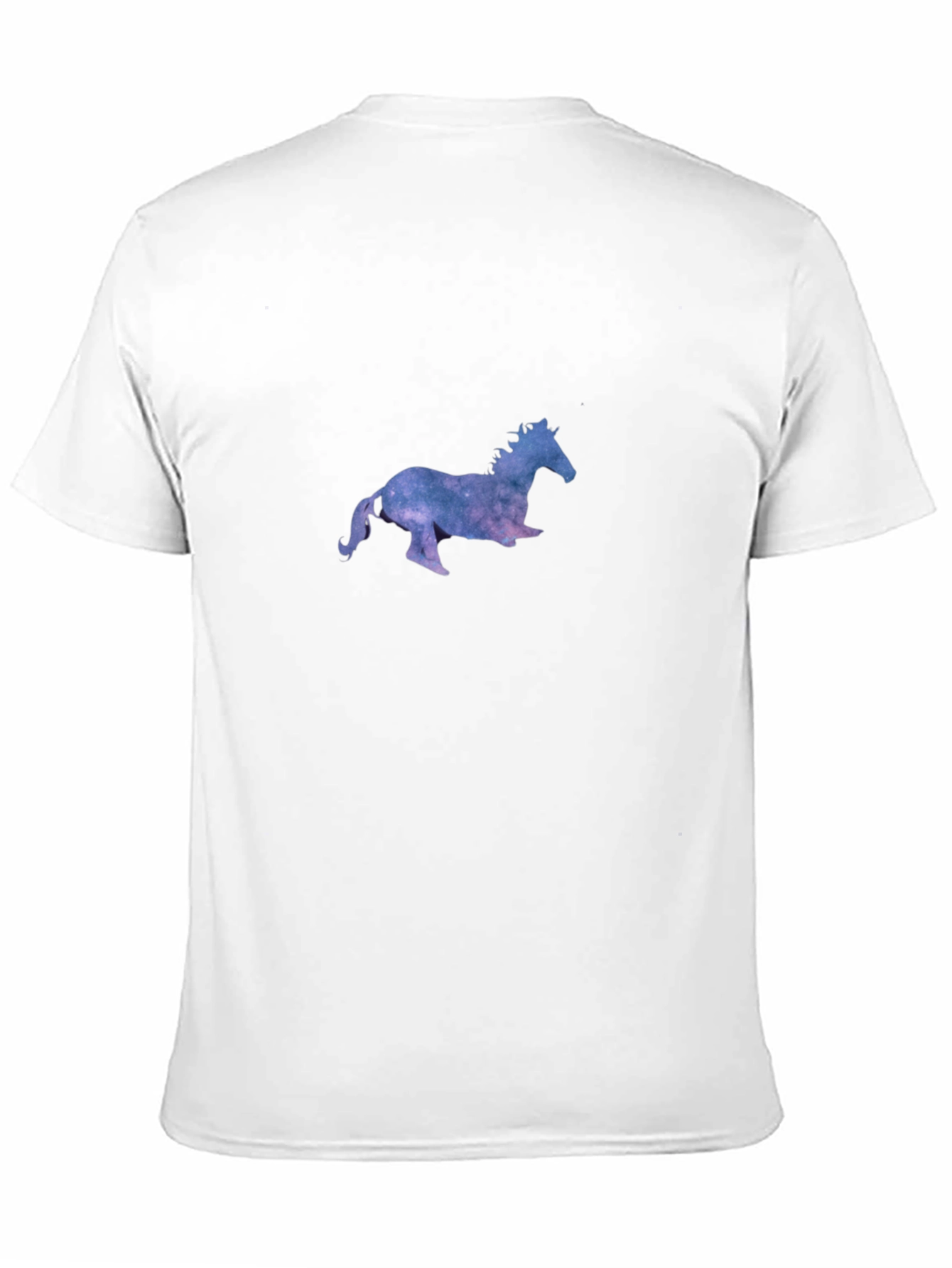 Black Galaxy Horse Black T-Shirt view 11
